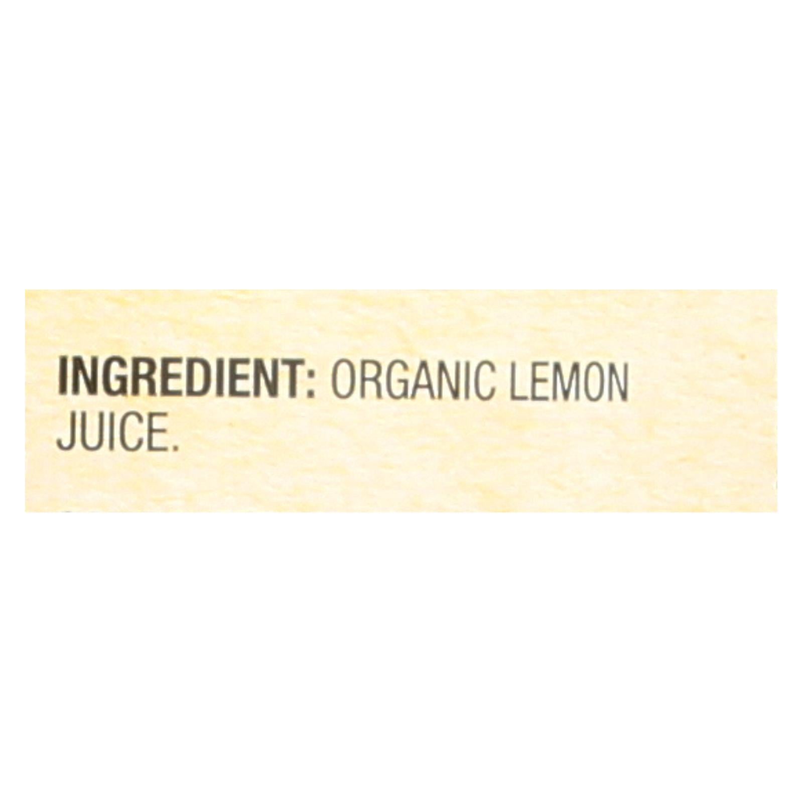 Santa Cruz Organic 100% Organic Lemon Fruit Juice  - Case of 6 - 32 FZ
