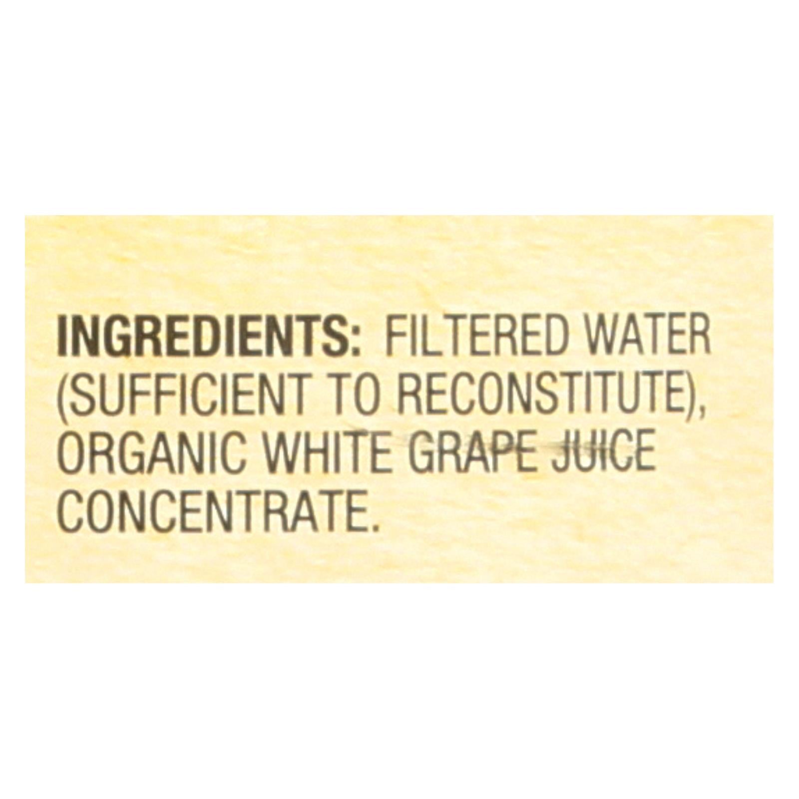 Santa Cruz Organic White Grape Juice  - Case of 6 - 32 FZ