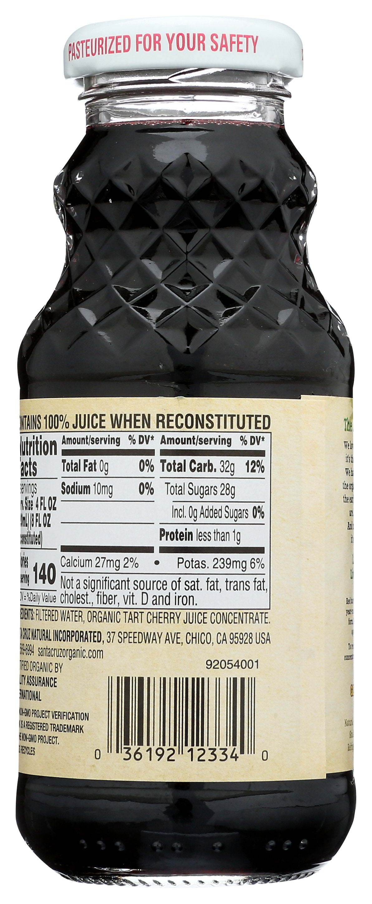 SANTA CRUZ JUICE CONCNTRT TART CHRY - Case of 12
