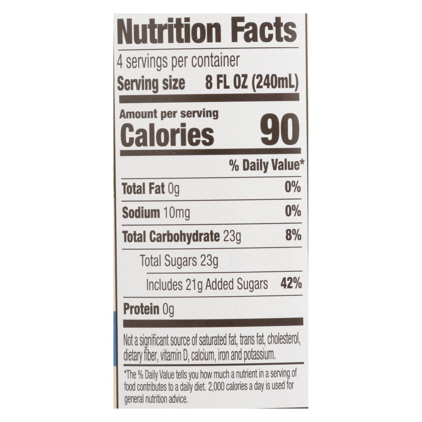 Santa Cruz Organic - Lemonade Blueberry - Case of 12 - 32 FZ
