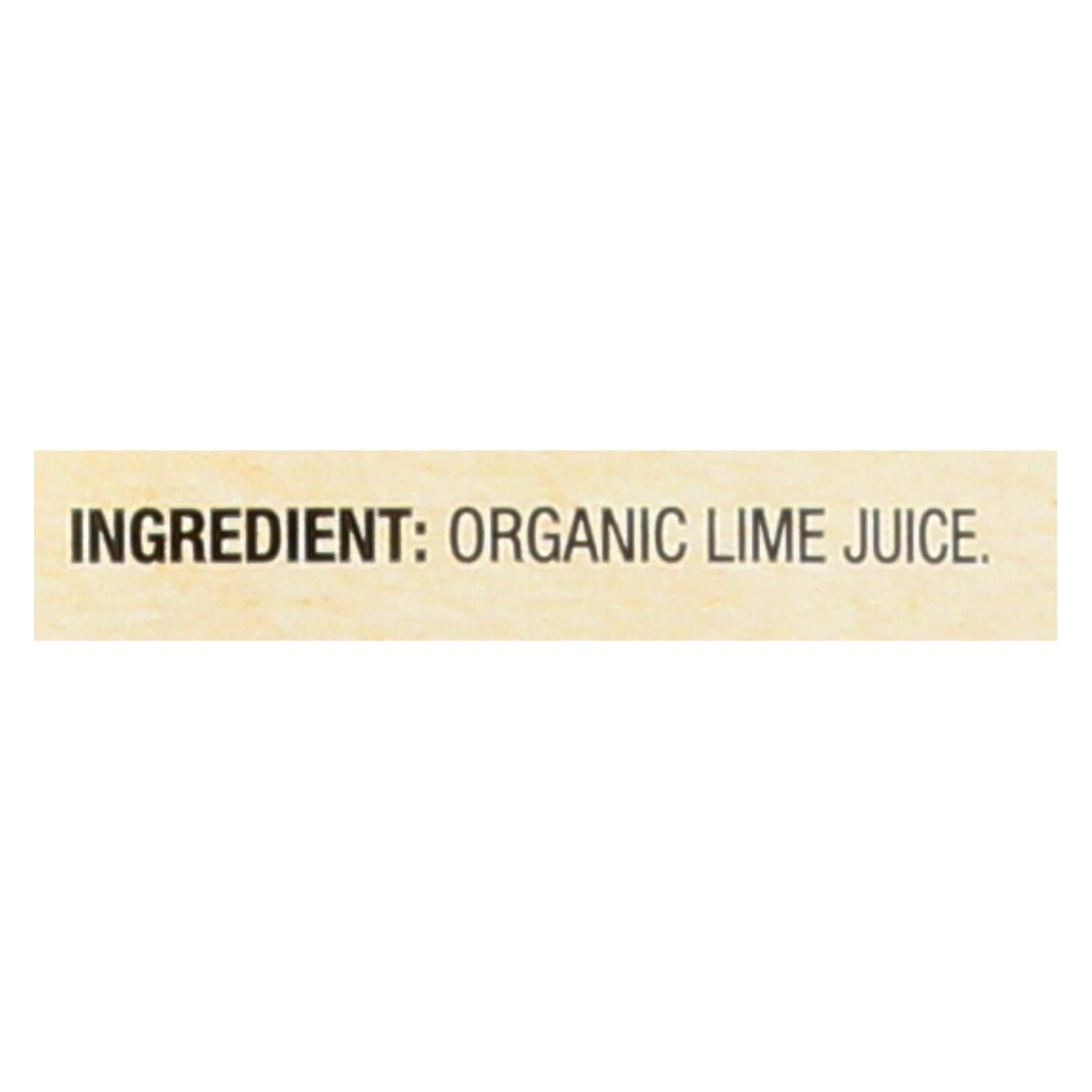 Santa Cruz Organic 100% Pure Lime Juice - Case of 6 - 32 FZ