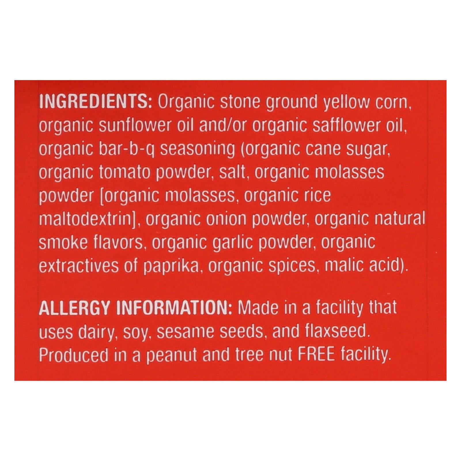 R. W. Garcia Organic Bar-B-Q Corn Chips - Case of 12 - 7.5 OZ