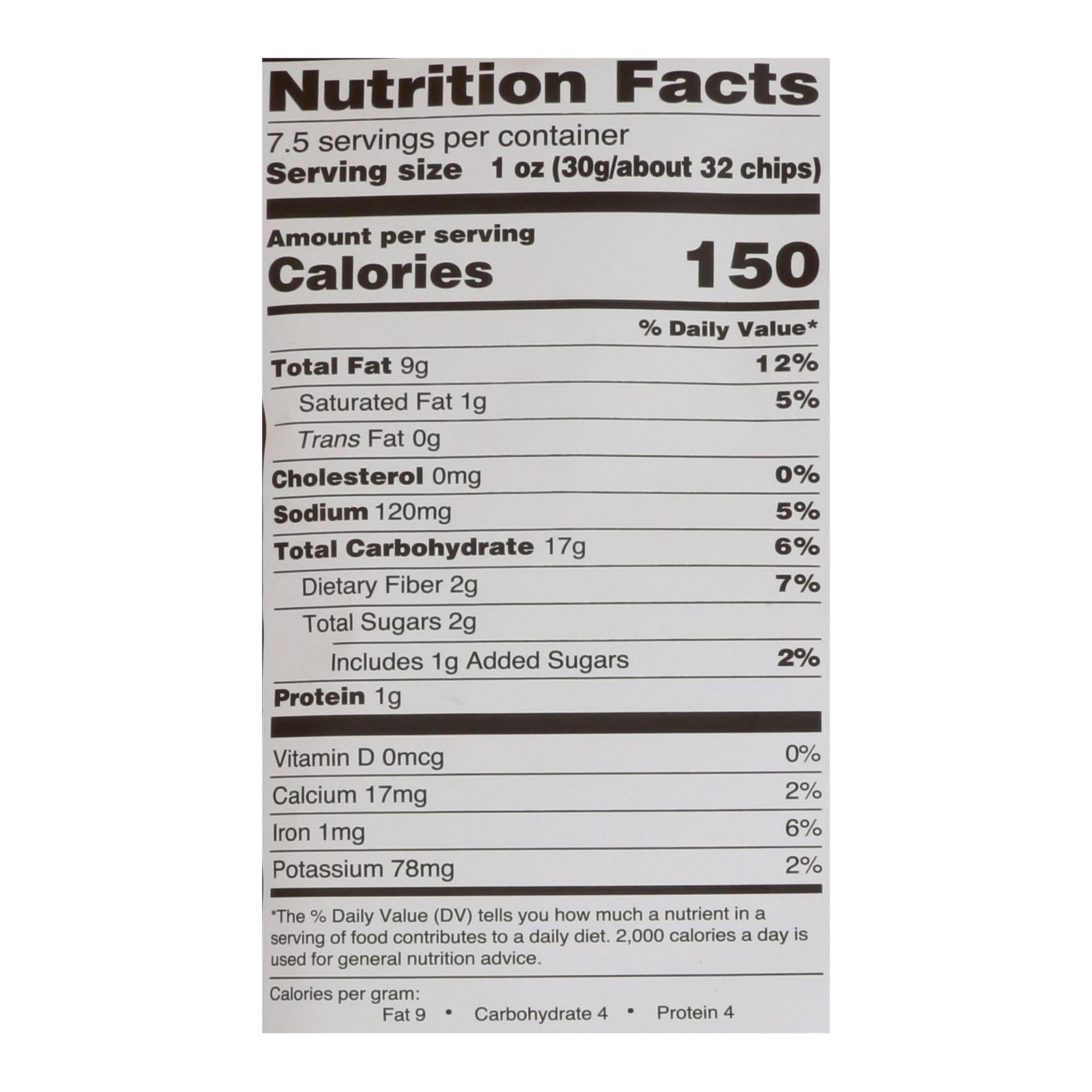 R. W. Garcia Organic Bar-B-Q Corn Chips - Case of 12 - 7.5 OZ