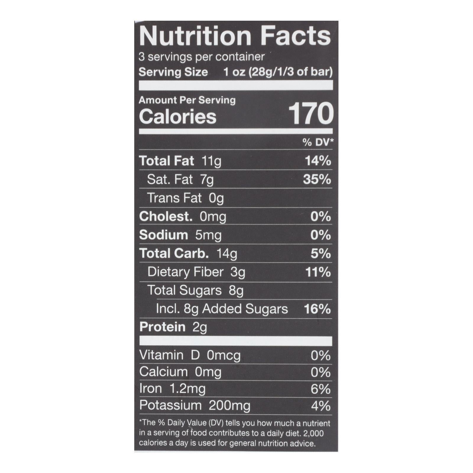 Endangered Species Natural Chocolate Bars - Dark Chocolate - 72 Percent Cocoa - Hazelnut Toffee - 3 oz Bars - Case of 12