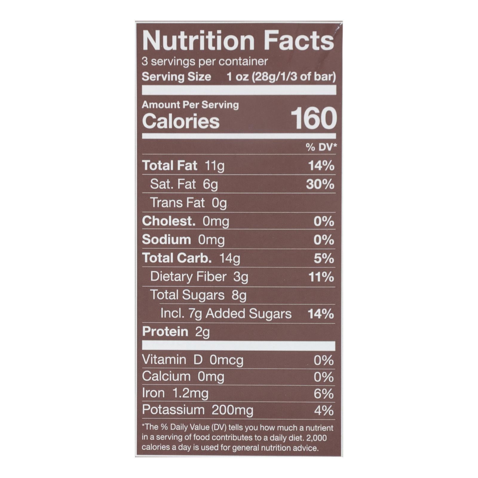 Endangered Species Natural Chocolate Bars - Dark Chocolate - 72 Percent Cocoa - Cranberries and Almonds - 3 oz Bars - Case of 12