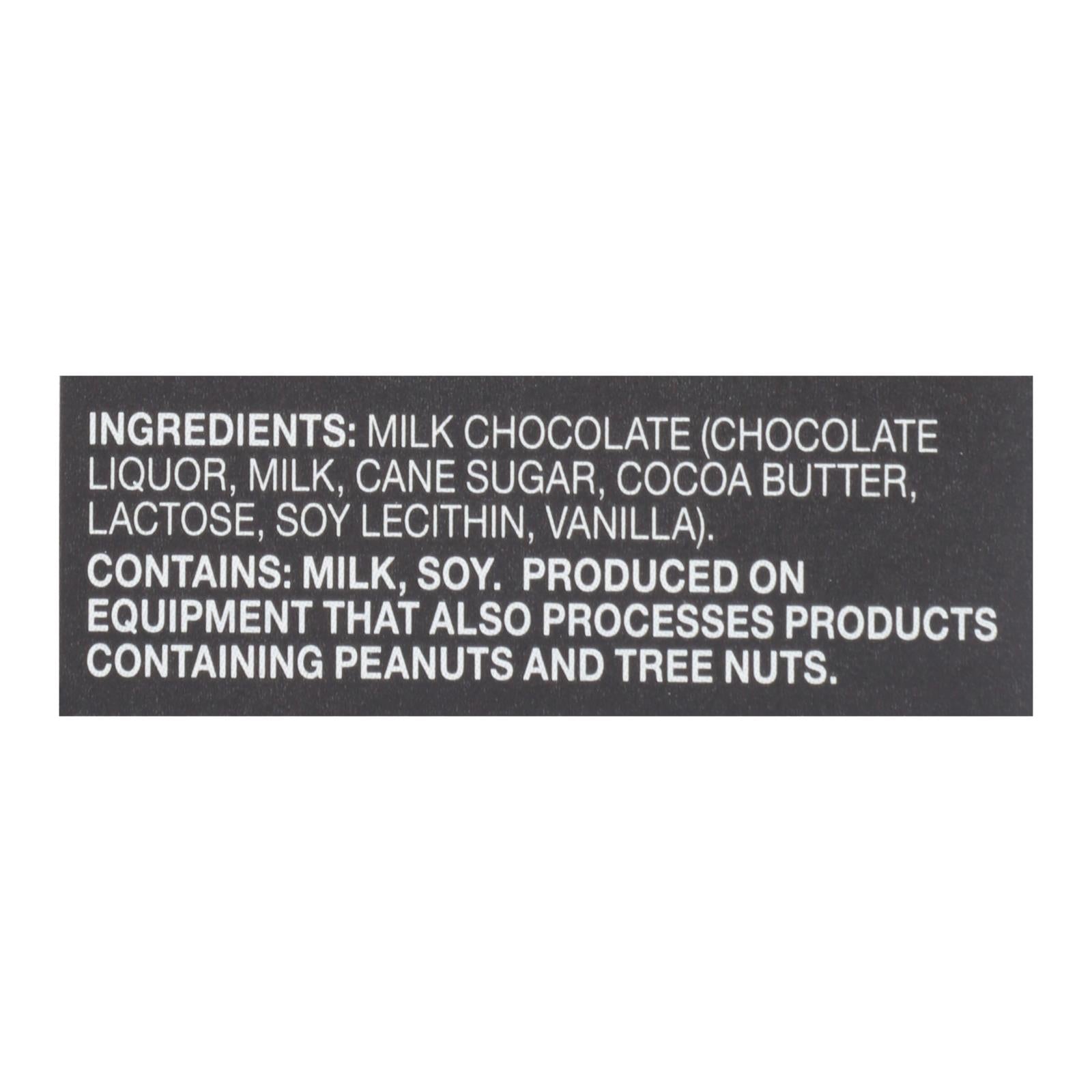 Endangered Species Natural Chocolate Bars - Milk Chocolate - 48 Percent Cocoa - 3 oz Bars - Case of 12