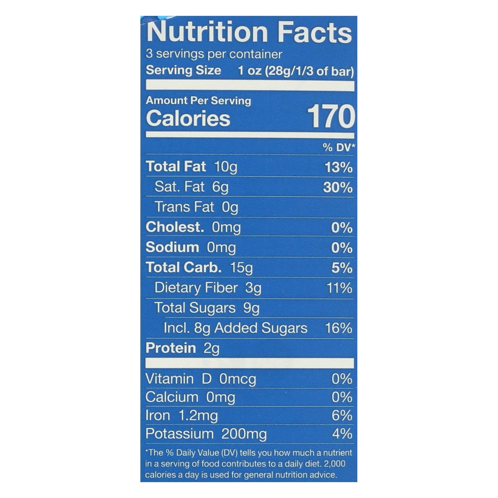 Endangered Species Natural Chocolate Bars - Dark Chocolate - 72 Percent Cocoa - Blueberries - 3 oz Bars - Case of 12