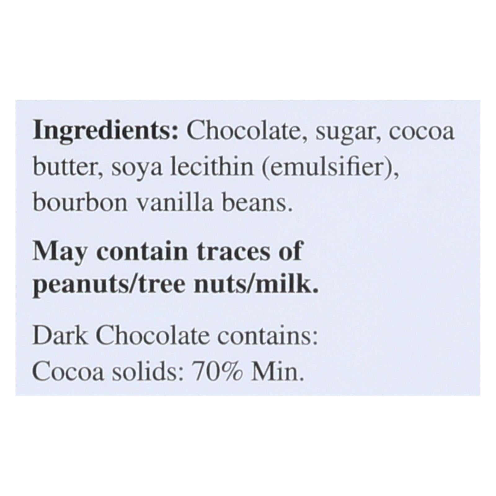 Lindt Chocolate Bar - Dark Chocolate - 70 Percent Cocoa - Smooth - 3.5 oz Bars - Case of 12