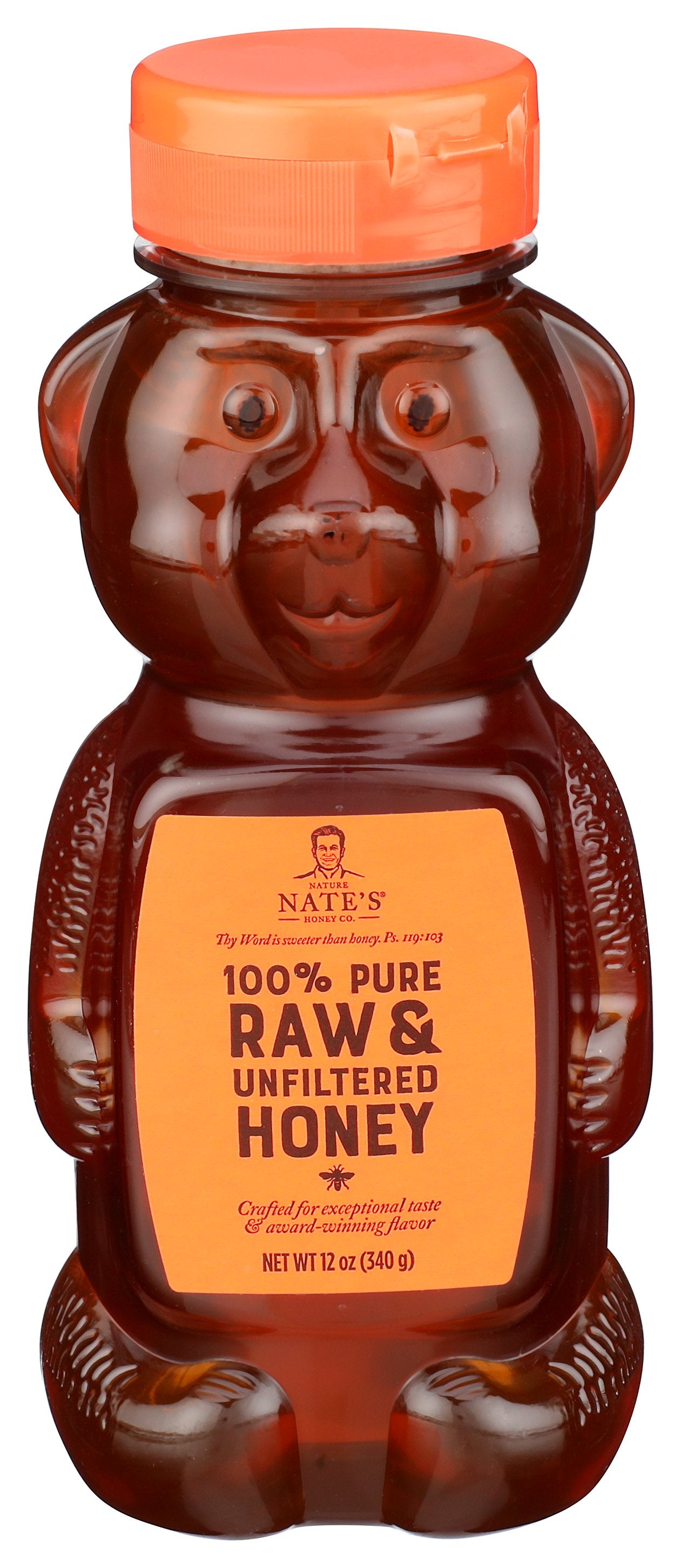 NATURE NATES HONEY 100% RAW UNFLTRD [Nature Nate's Classic 612Oz Bear - 12 OZ]