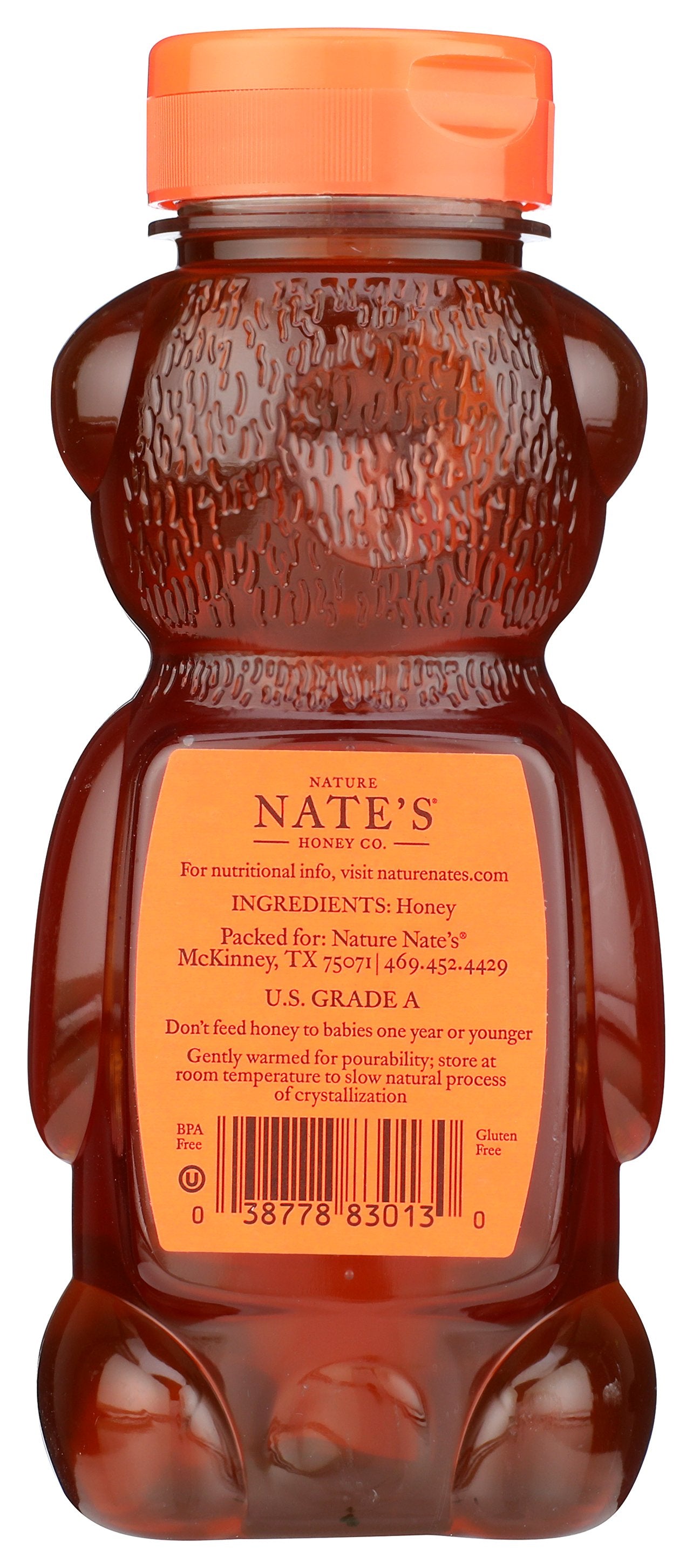 NATURE NATES HONEY 100% RAW UNFLTRD [Nature Nate's Classic 612Oz Bear - 12 OZ]