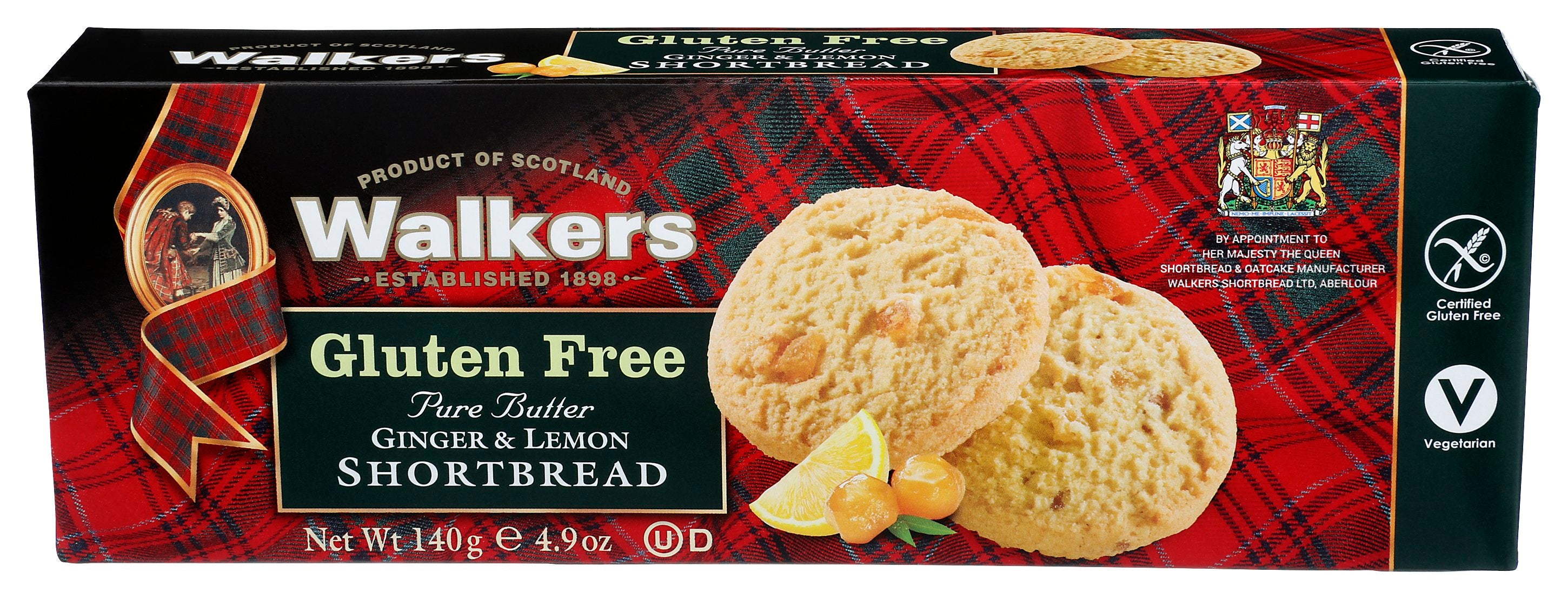 WALKERS COOKIE  GINGR LEMN SHRTBR - Case of 6
