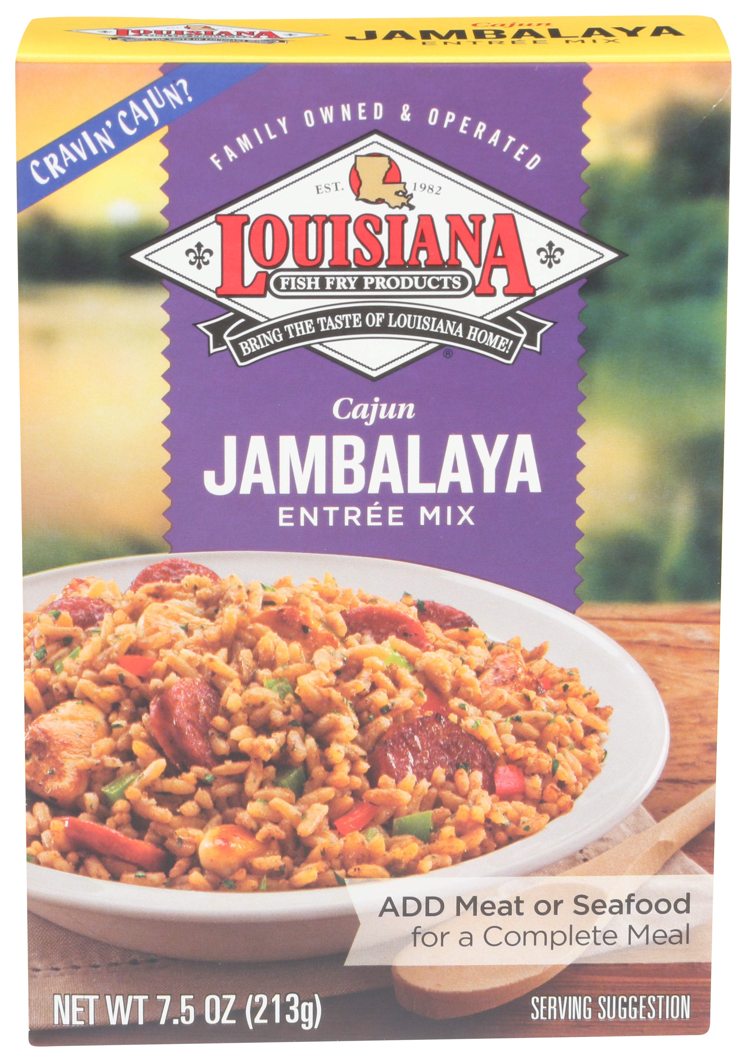 Louisiana Fish Fry Entree Mix Jambalaya - Case of 6 - 7.5oz