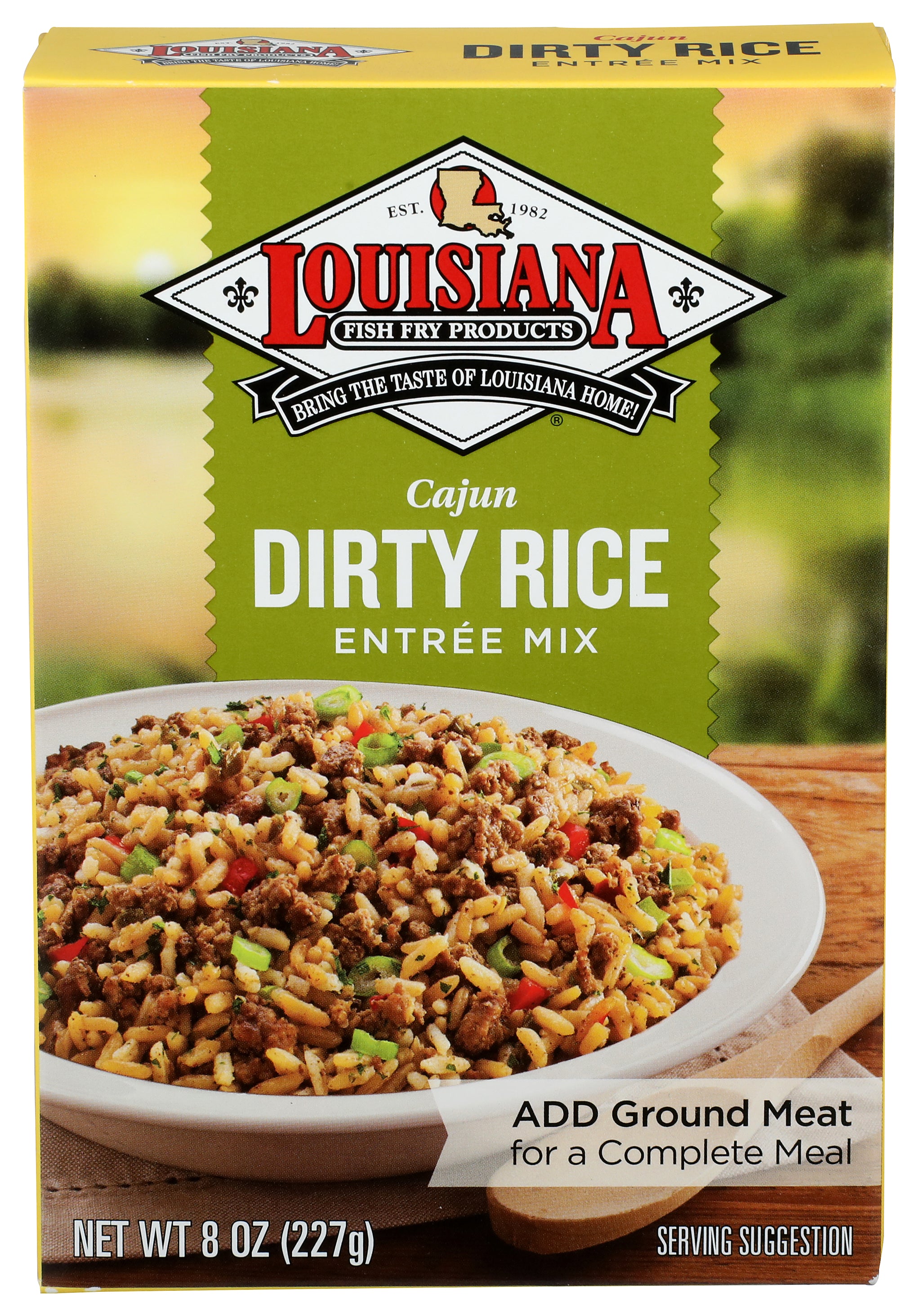 Louisiana Fish Fry Mix Dirty Rice -  Count of 6 - 8oz