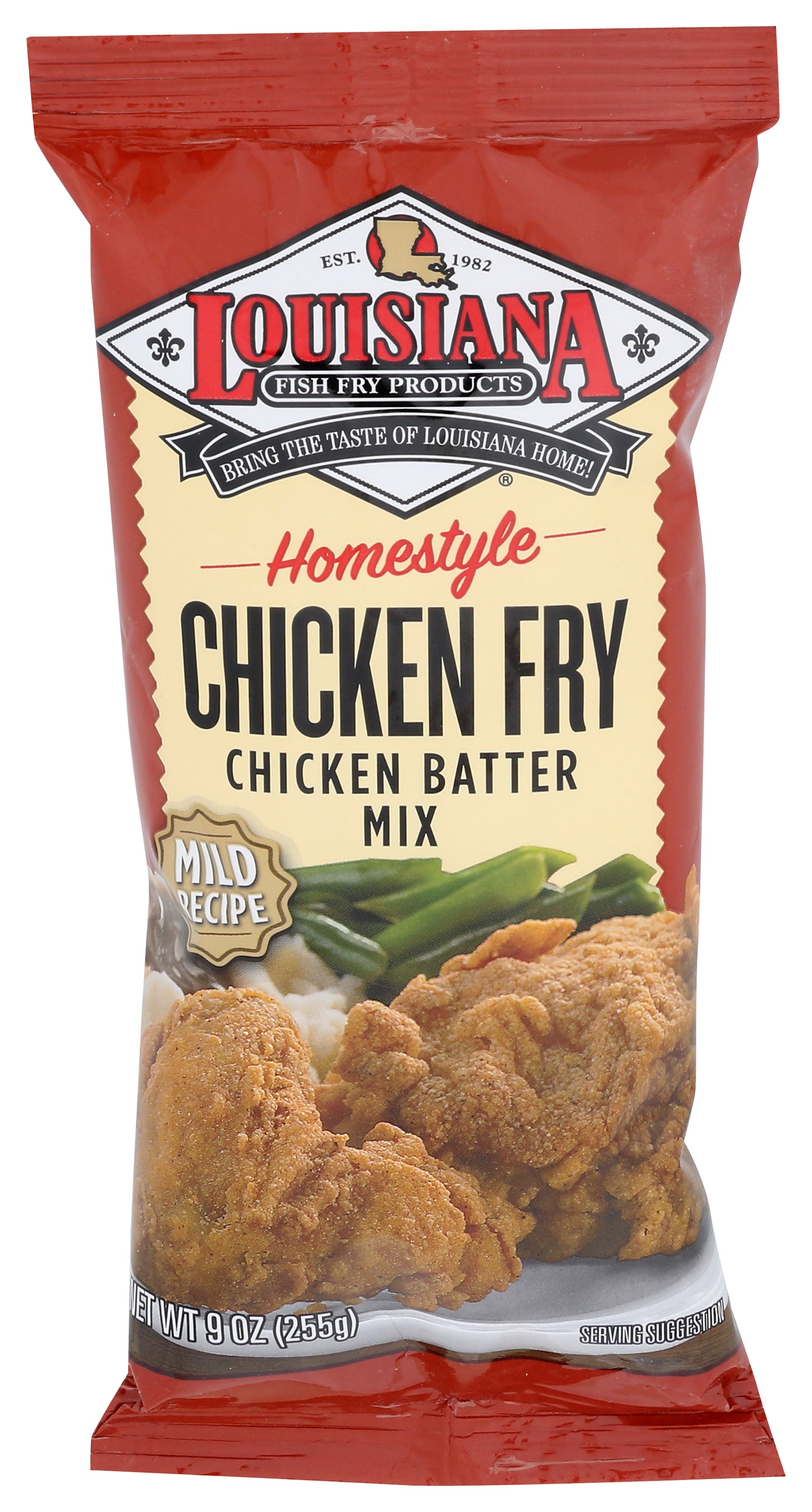 Louisiana Fish Fry Chicken Fry Mix - Pack of 12 - 9 Oz