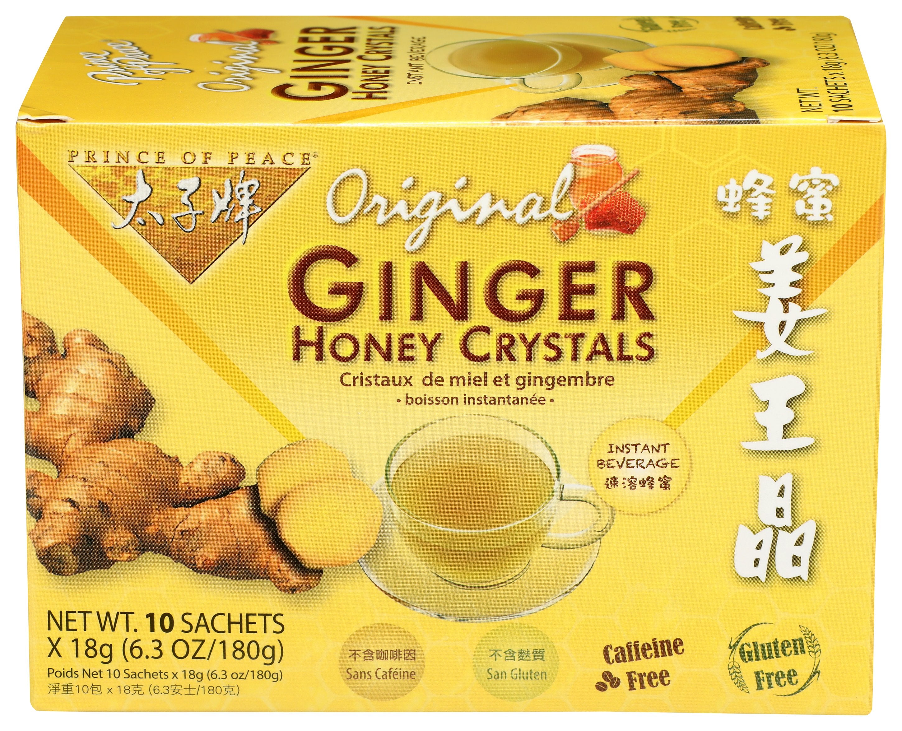 PRINCE OF PEACE TEA GINGR HNY CRYSTALS - Case of 6