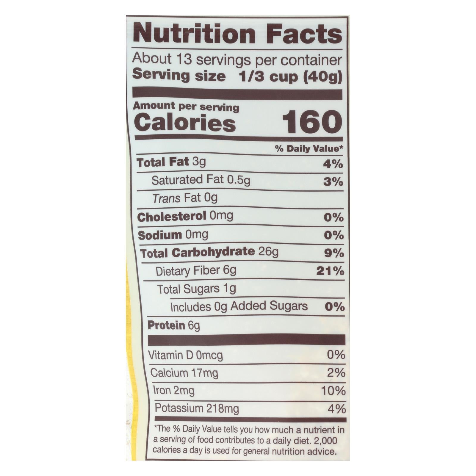 Bob's Red Mill Organic Oat Bran Hot Cereal, 4-Pack