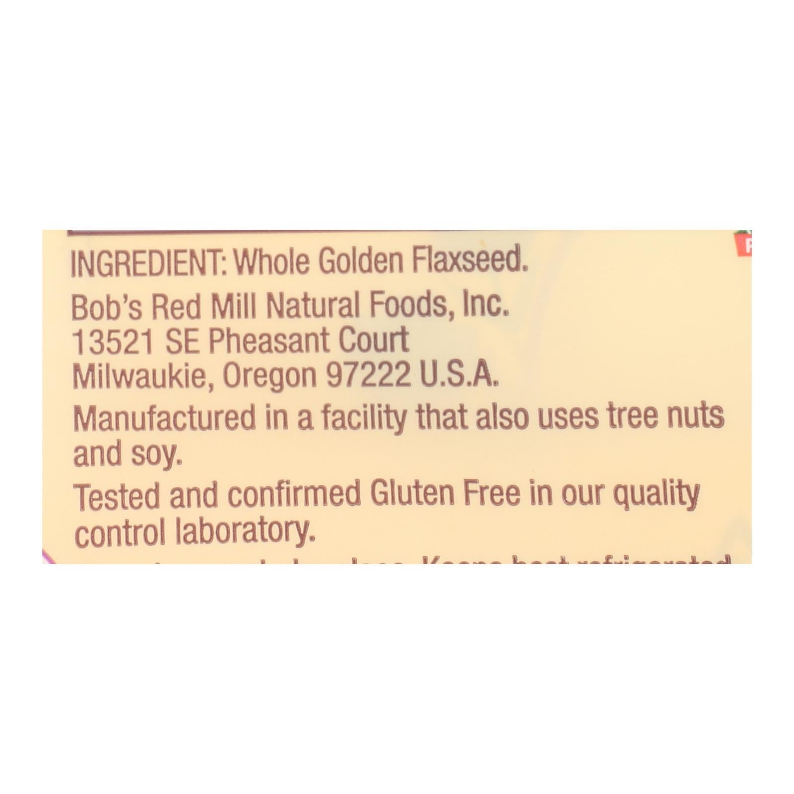 Bob's Red Mill Gluten-Free Golden Flaxseeds, 4-Pack 13oz