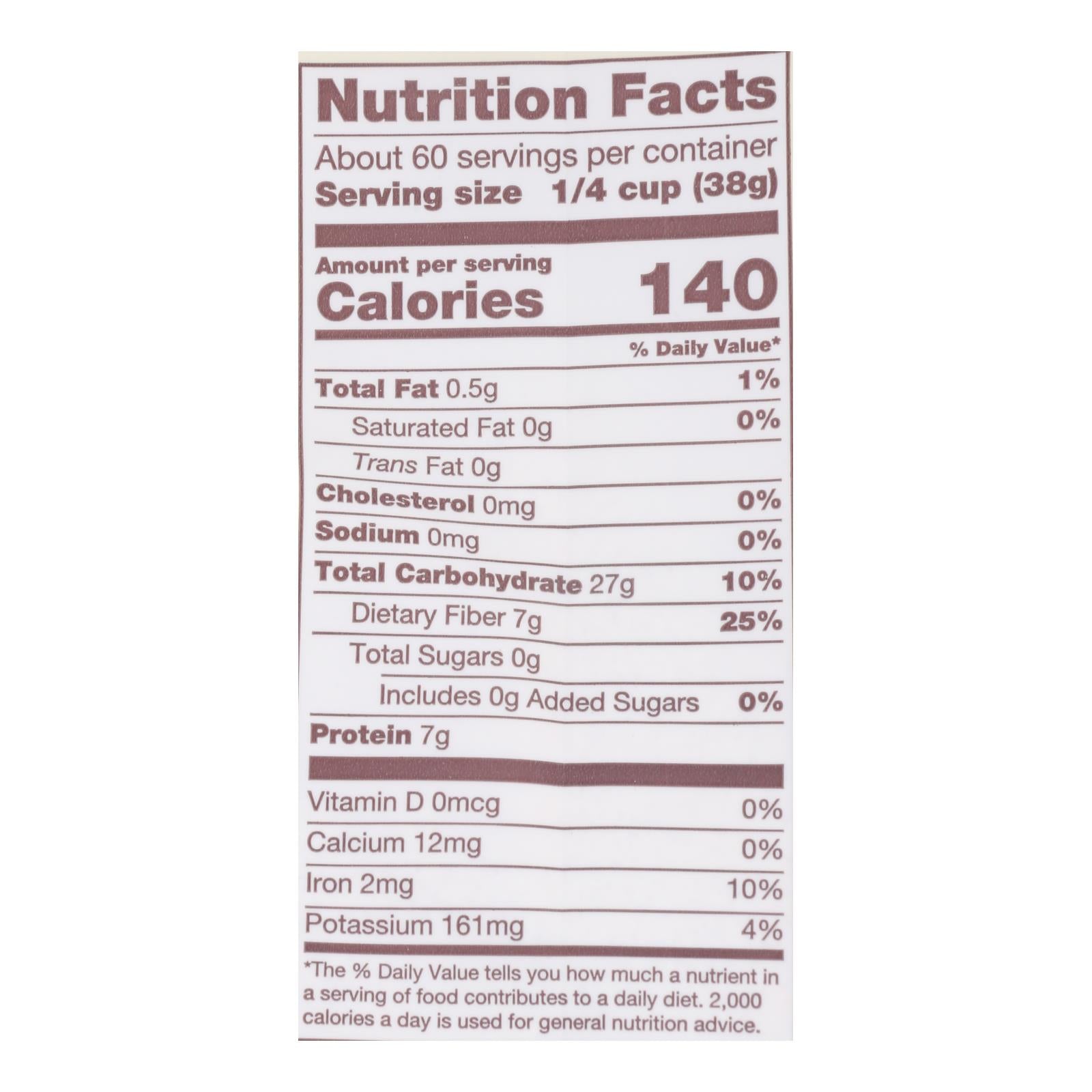 Bob's Red Mill - Flour Whole Wheat - CS of 8-5 LB