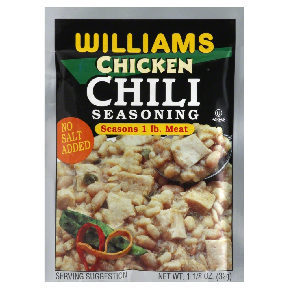 Williams Seasoning Chicken Chili  - Case of 24 - 1.125oz