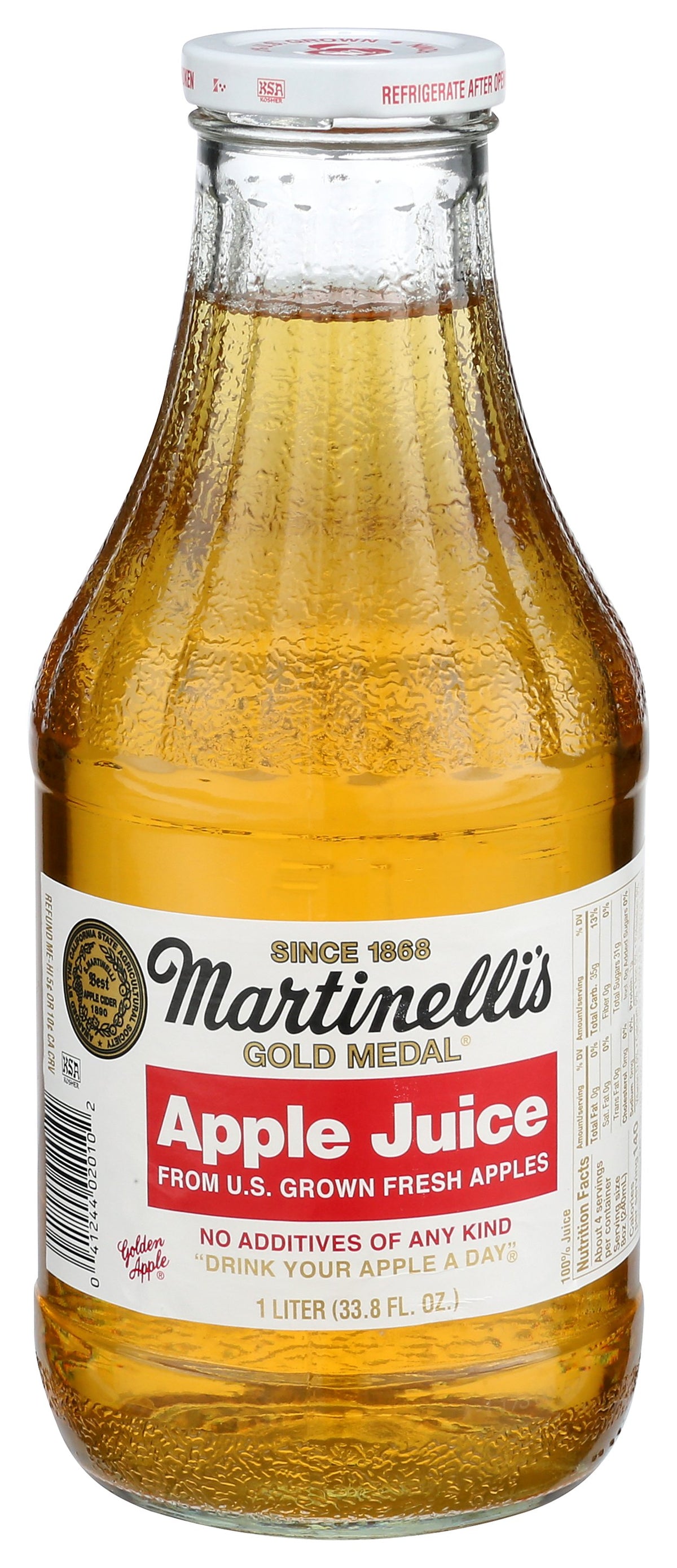 MARTINELLI JUICE APPLE - Case of 6 [Apple Juice - 33.8 FO]