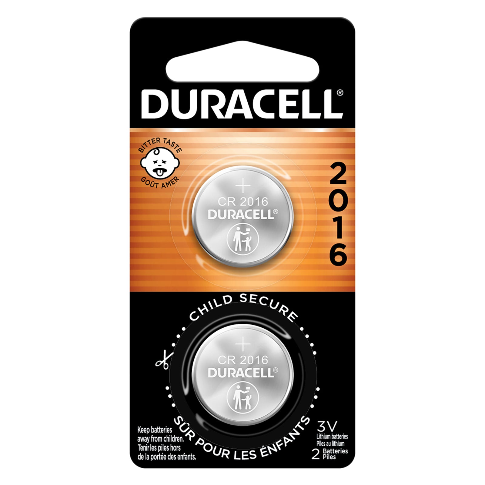 Duracell - Btry Lithium Cr 2016 - CS of 6-2 CT