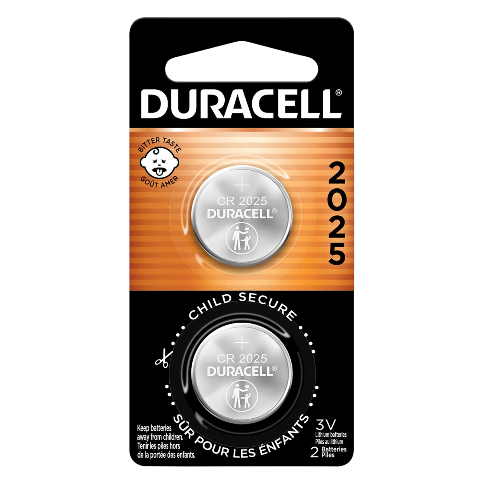 Duracell - Btry Lithium Cr 2025 - CS of 6-2 CT