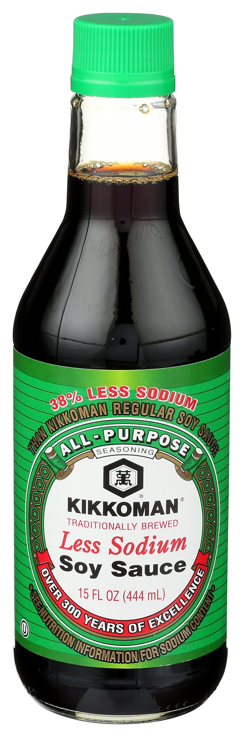 KIKKOMAN SAUCE SOY LESS SODIUM - Case of 12 [LESS SODIUM SOY SAUCE - 15 FO]