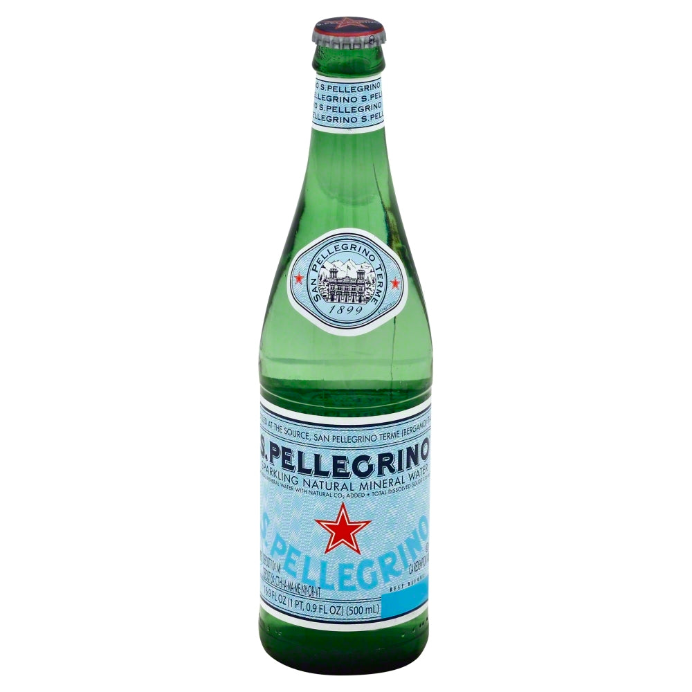 San Pellegrino Sparkling Water Mineral - Count of 24/16.9 fl oz