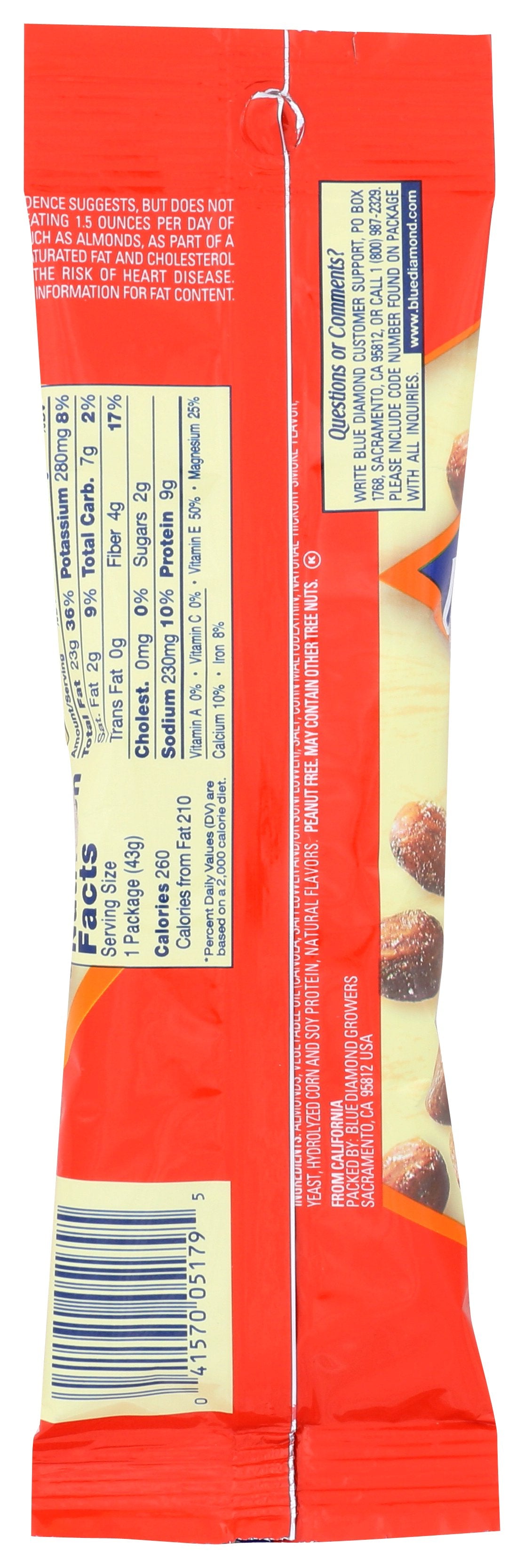 BLUE DIAMOND ALMOND SMOKEHSE TUBE - Case of 12