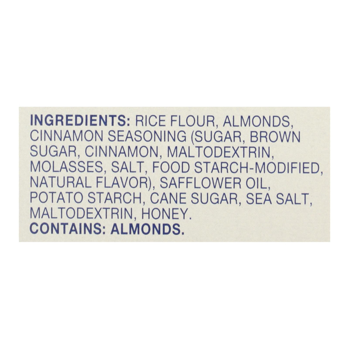 Blue Diamond - Nut Thin Crackers - Honey Cinnamon  - Case of 12 - 4.25 oz.