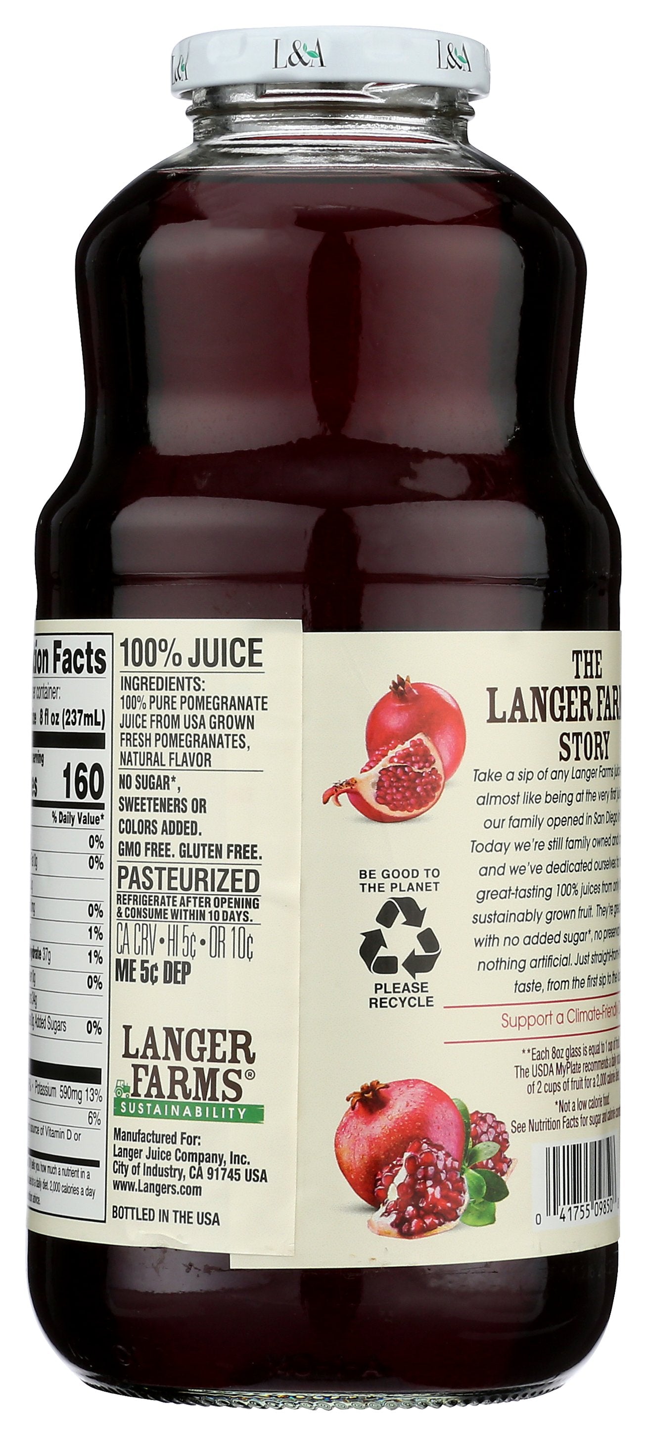 L & A JUICE JUICE ALL PMGRNT - Case of 6