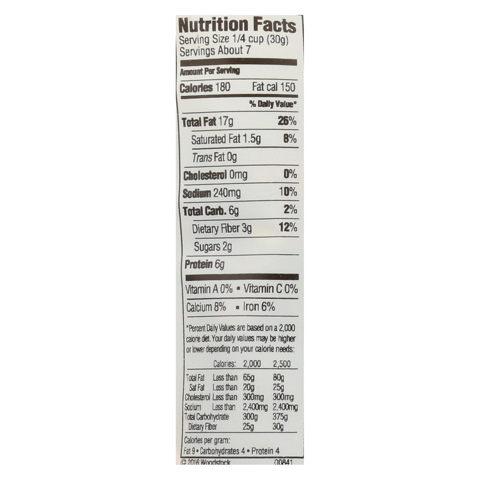 Woodstock Roasted & Salted Non-GMO Almonds, 8-Pack, 7.5oz