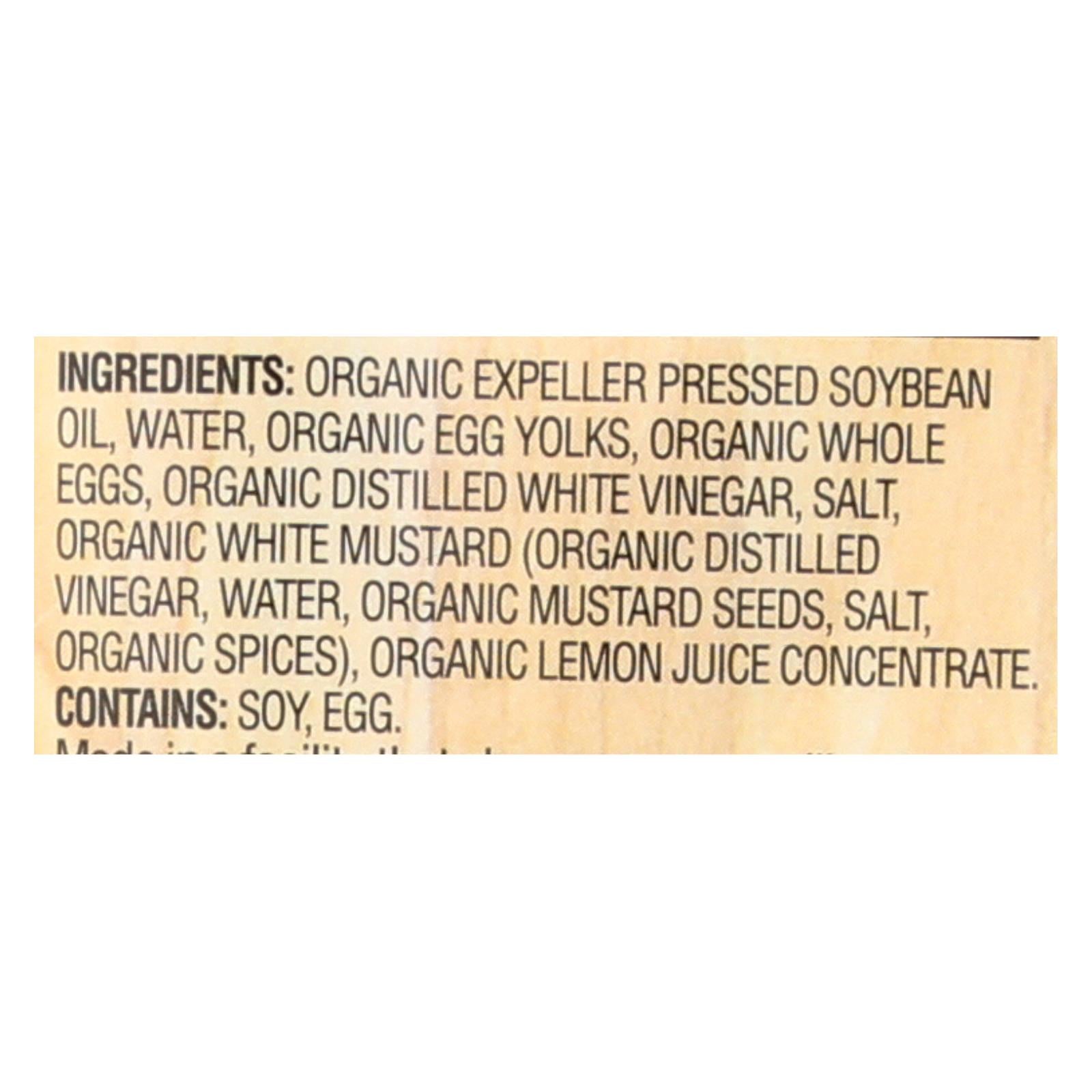 Woodstock Organic Mayo - Case Of 12 - 11.25 Oz
