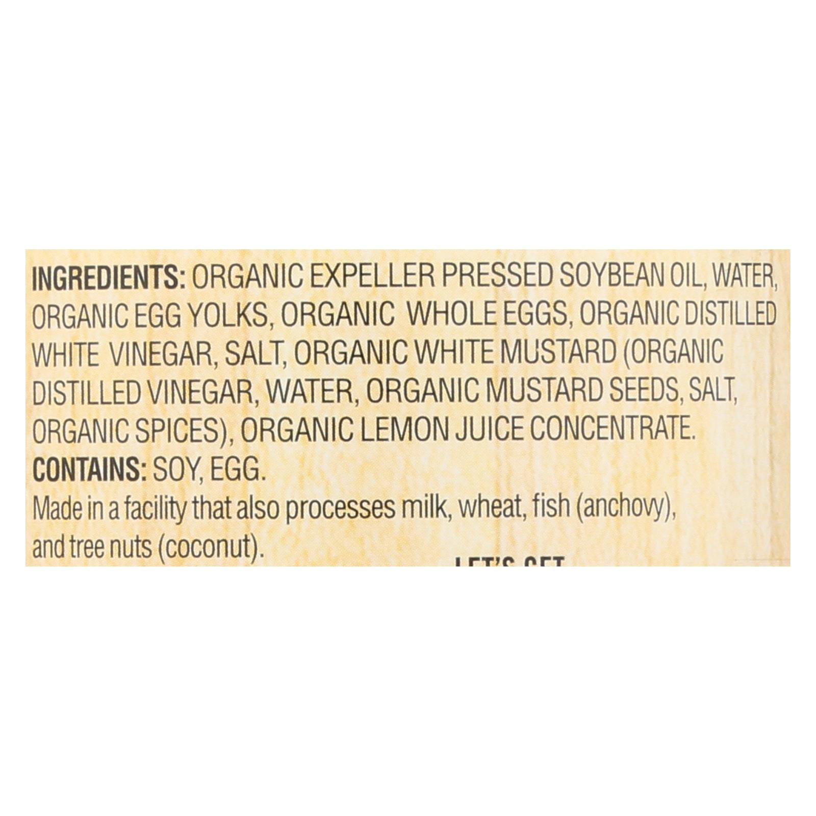 Woodstock Organic Mayonnaise - Case Of 12 - 16 Oz