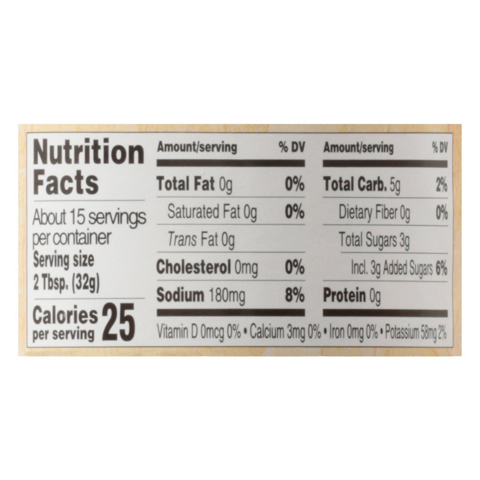 Woodstock - Bbqsce Org Ls Sug&sdm - Case of 12-17 OZ