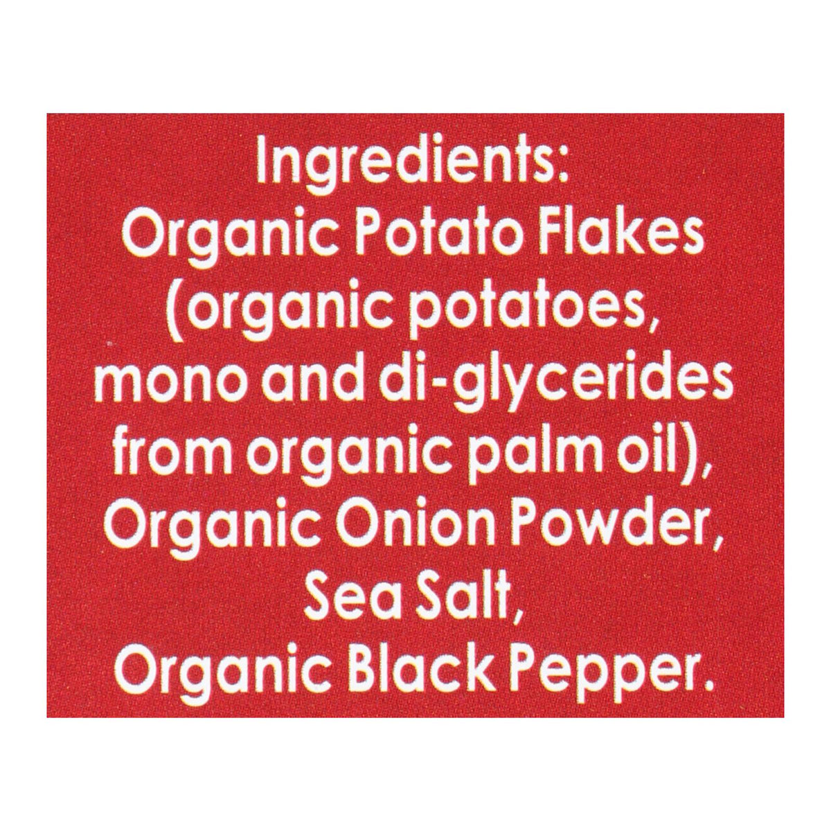 Edward and Sons Organic Mashed Potatoes - Home Style - Case of 6 - 3.5 oz.