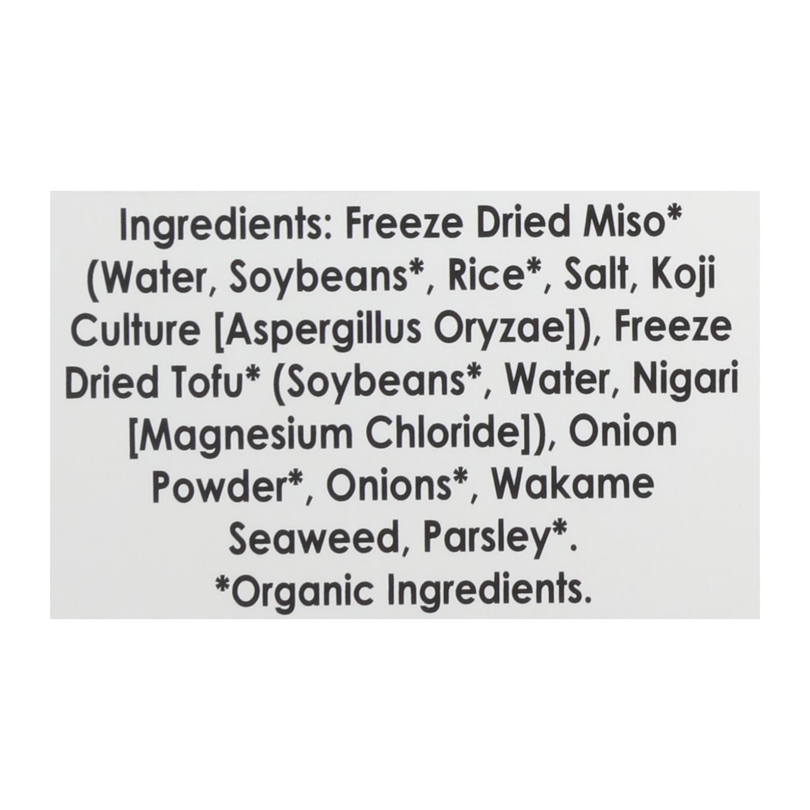 Edward And Sons Organic Traditional Miso - Cup - Case Of 12 - 1.3 Oz.