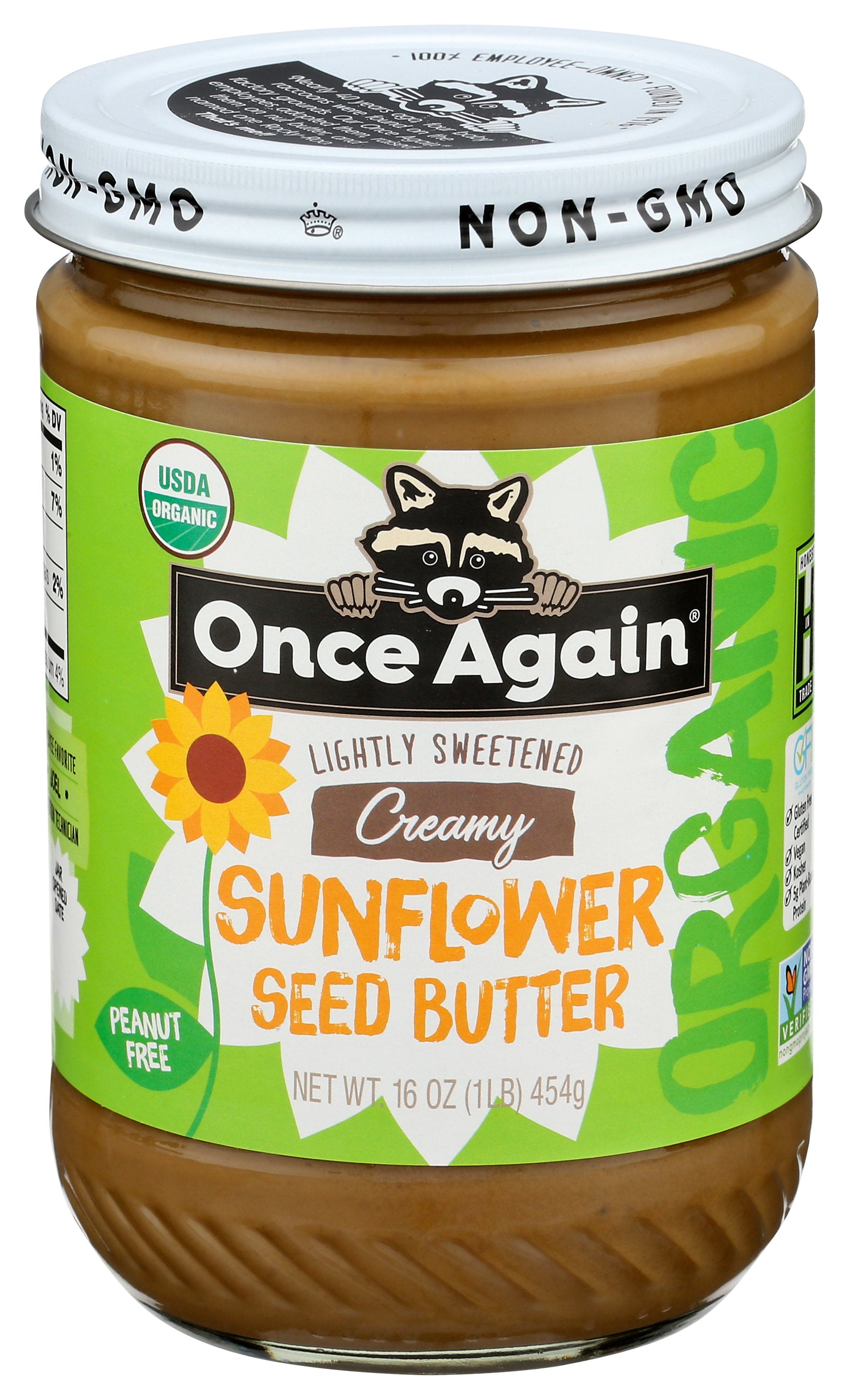 ONCE AGAIN BUTTER SUNFLOWR SGAR ORG