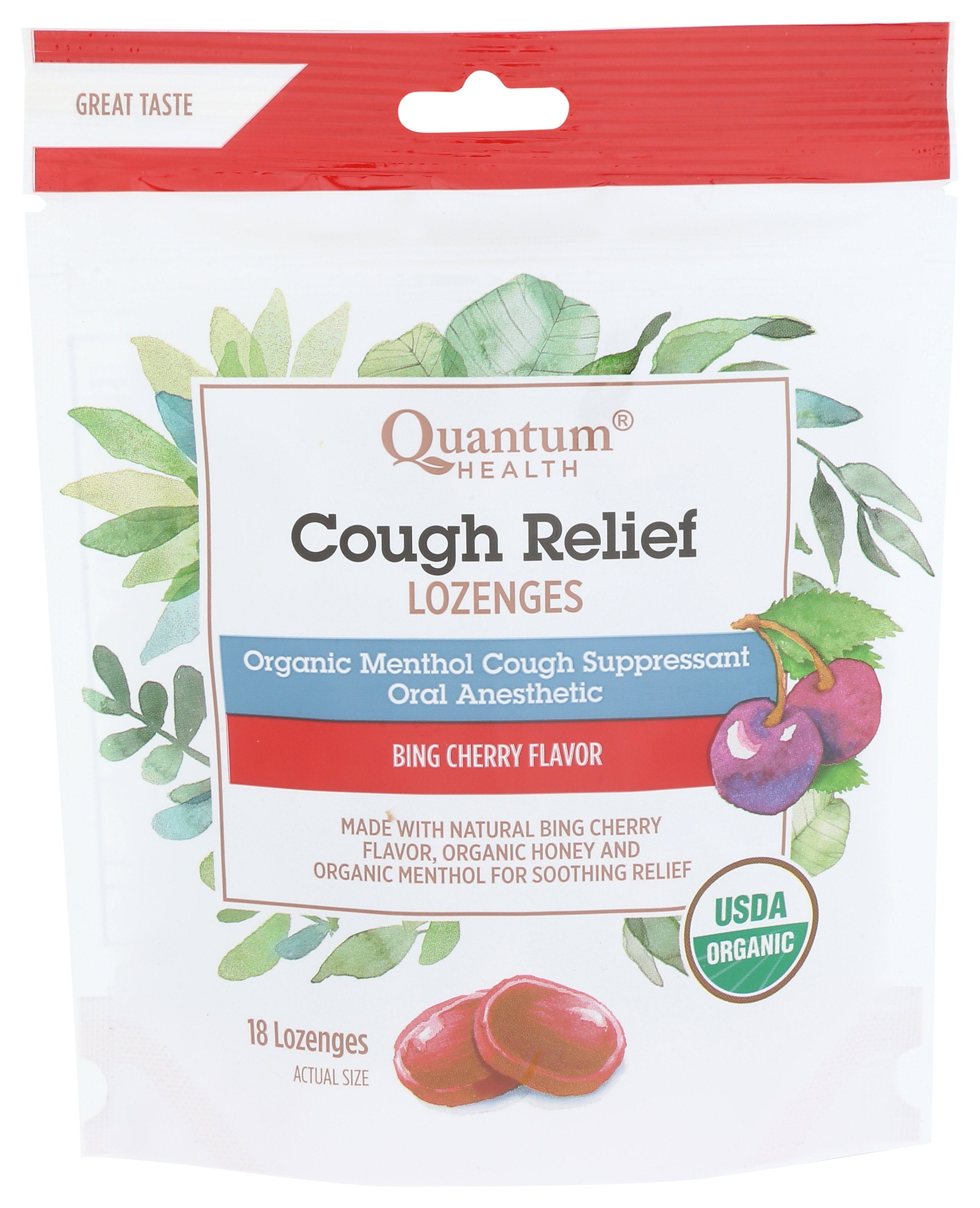 QUANTUM LOZENGES CGH RLF CHRRY - Case of 3