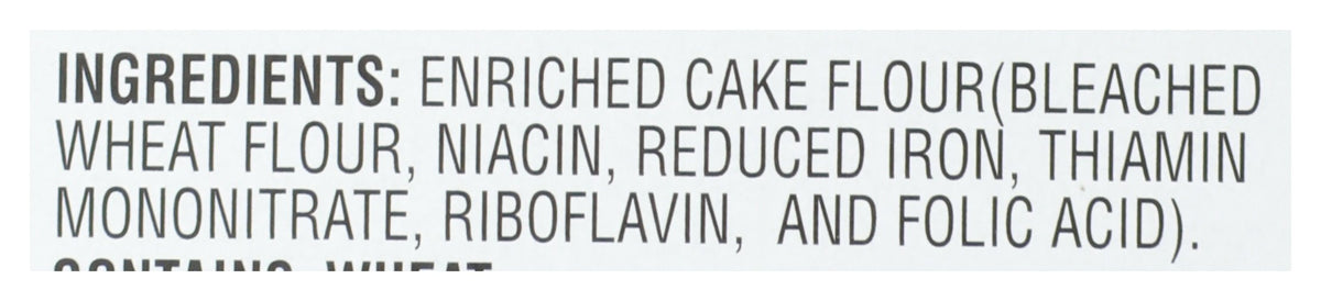 SWANS FLOUR CAKE REGULAR - Case of 8