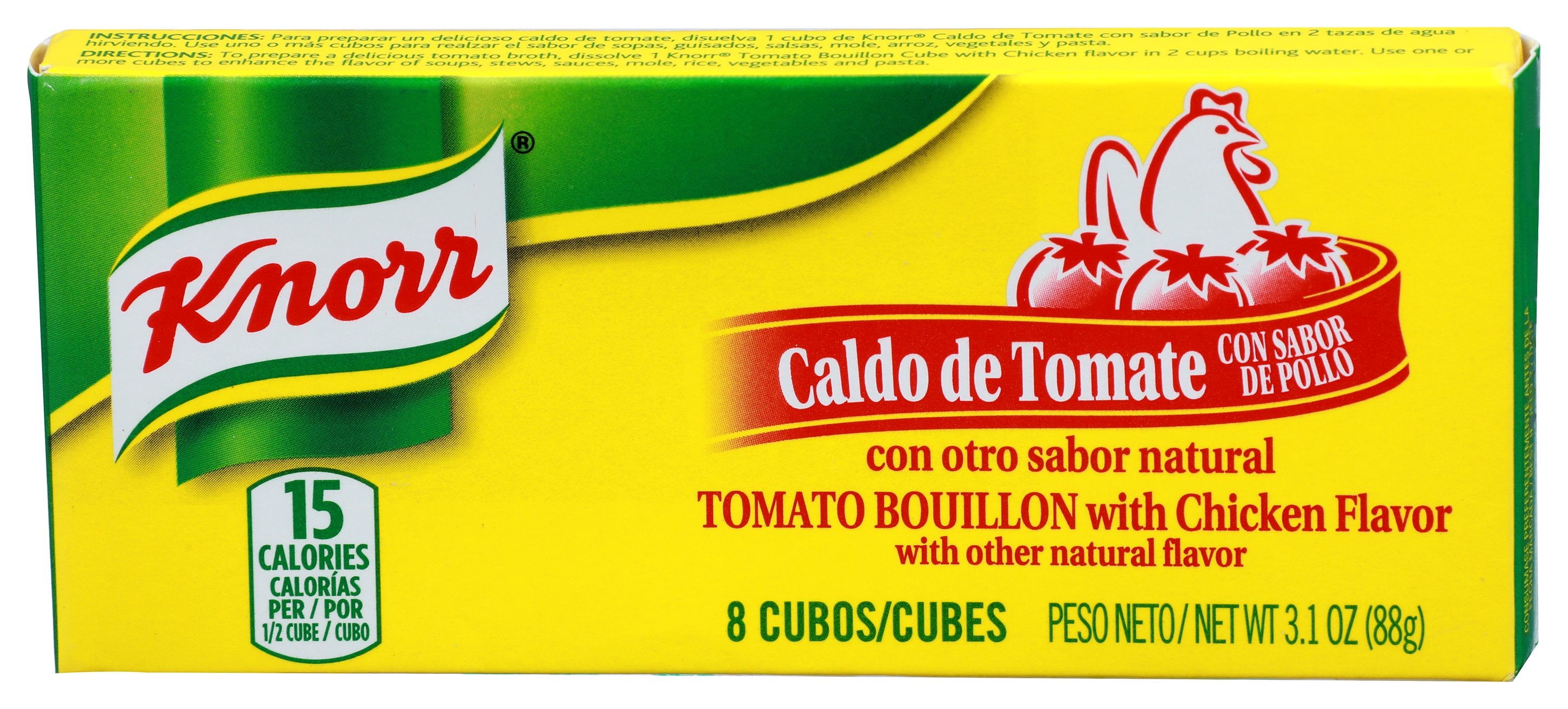 KNORR BOUILLON CUBE HSP TMO CHKN 8CT - Case of 24