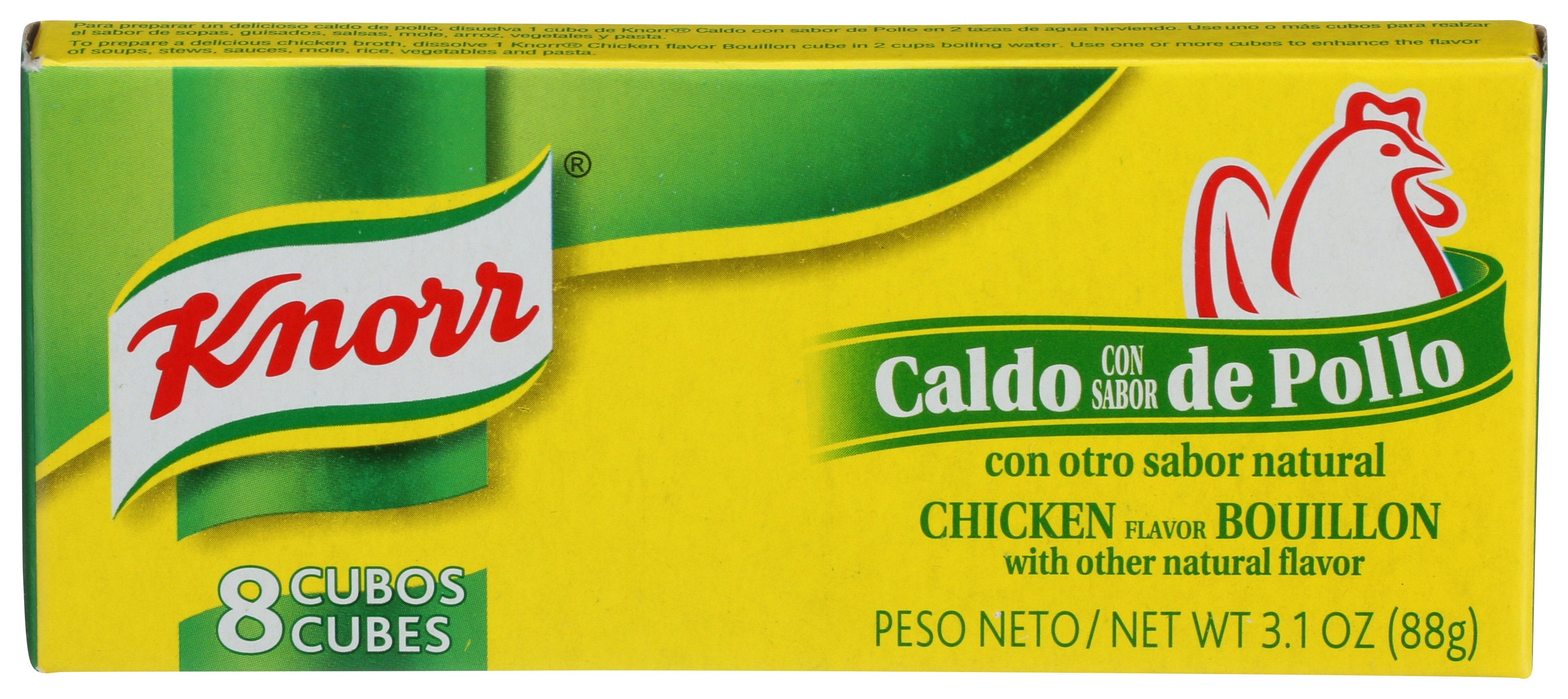 KNORR BOUILLON CUBE HSP CHKN 8CT - Case of 24