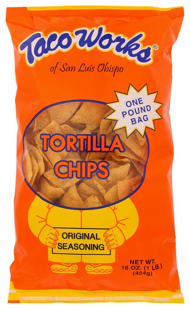 Taco Works Tortilla Chips Original - Case of 10 - 16 oz