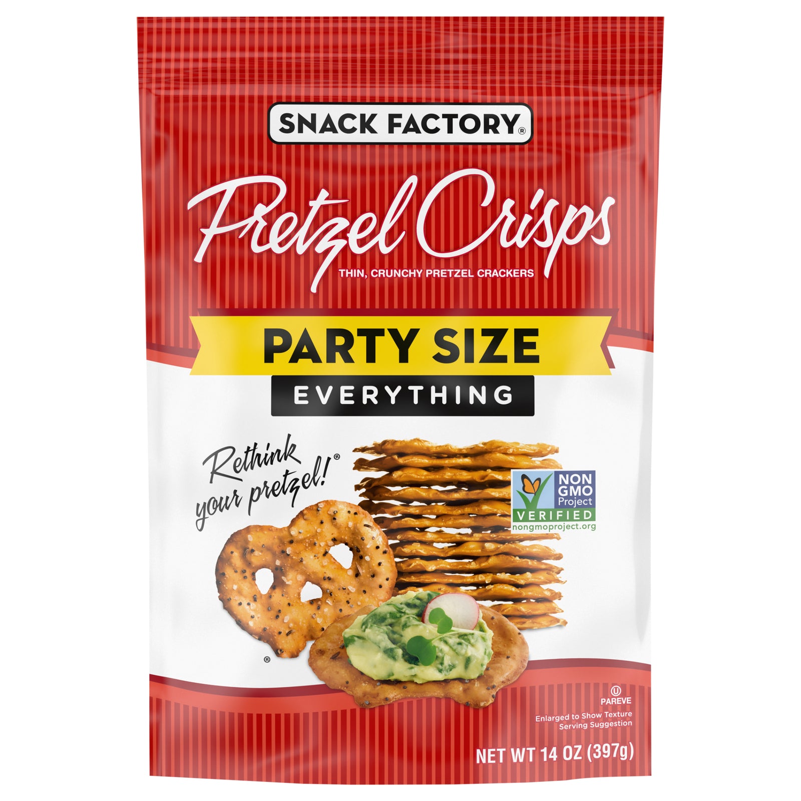 Pretzel Crisps - Pretz Crkr Evrythg Prtysz - CS of 12-14 OZ