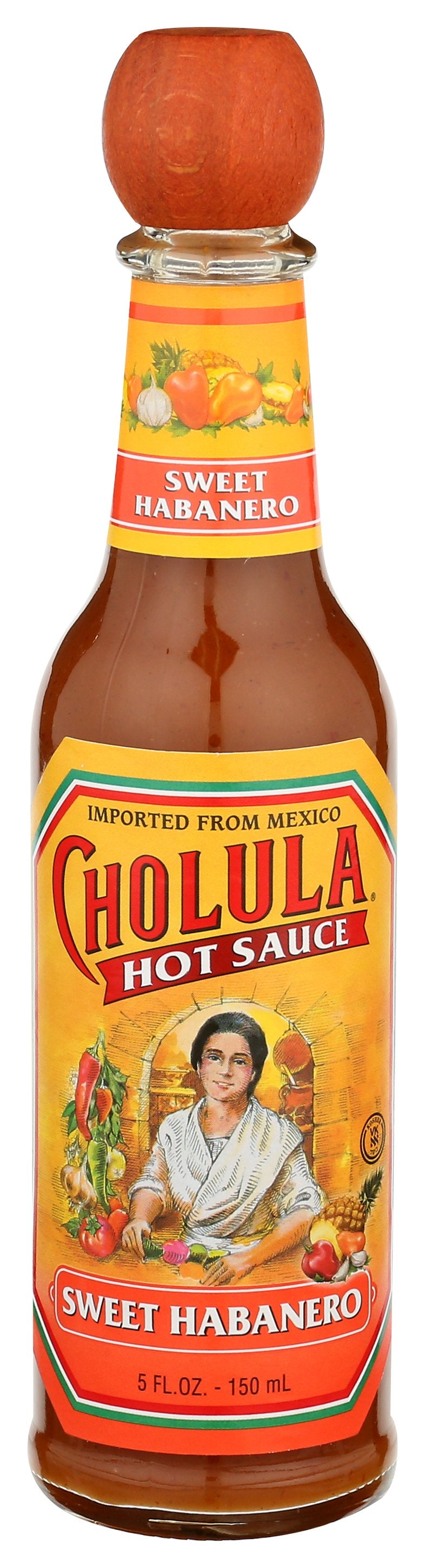 CHOLULA SAUCE HOT SWEET HABANERO - Case of 12