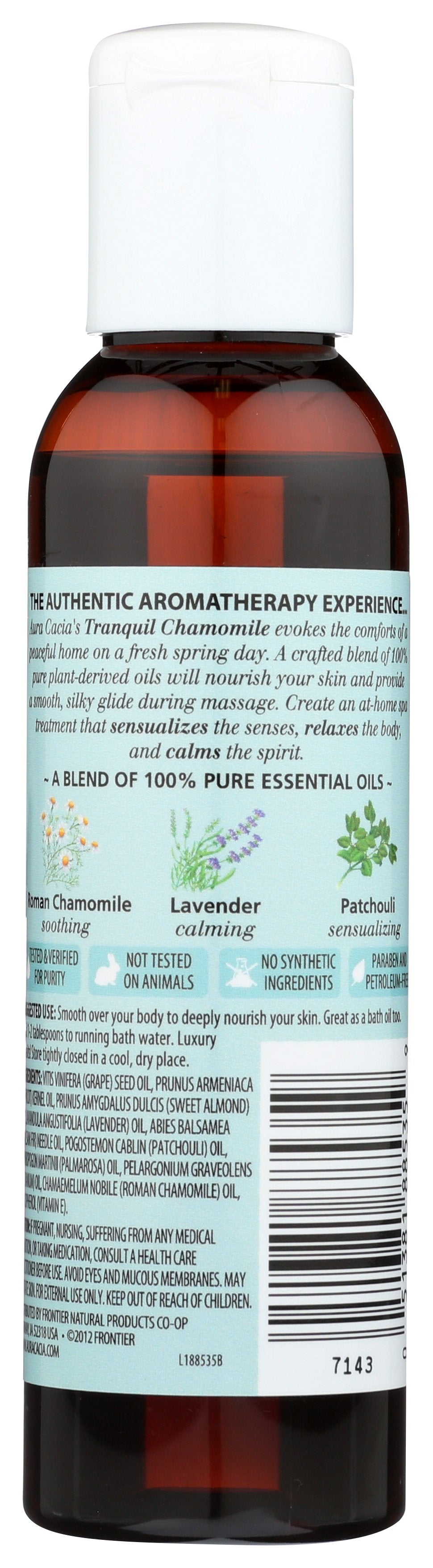 AURA CACIA BODY OIL TRANQUIL CHAMOMILE - Case of 3