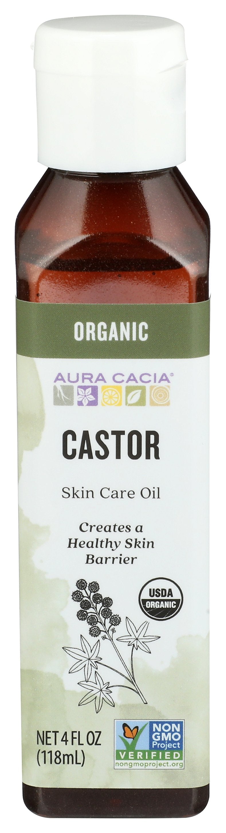 AURA CACIA SKIN CARE CASTOR OIL ORG - Case of 3