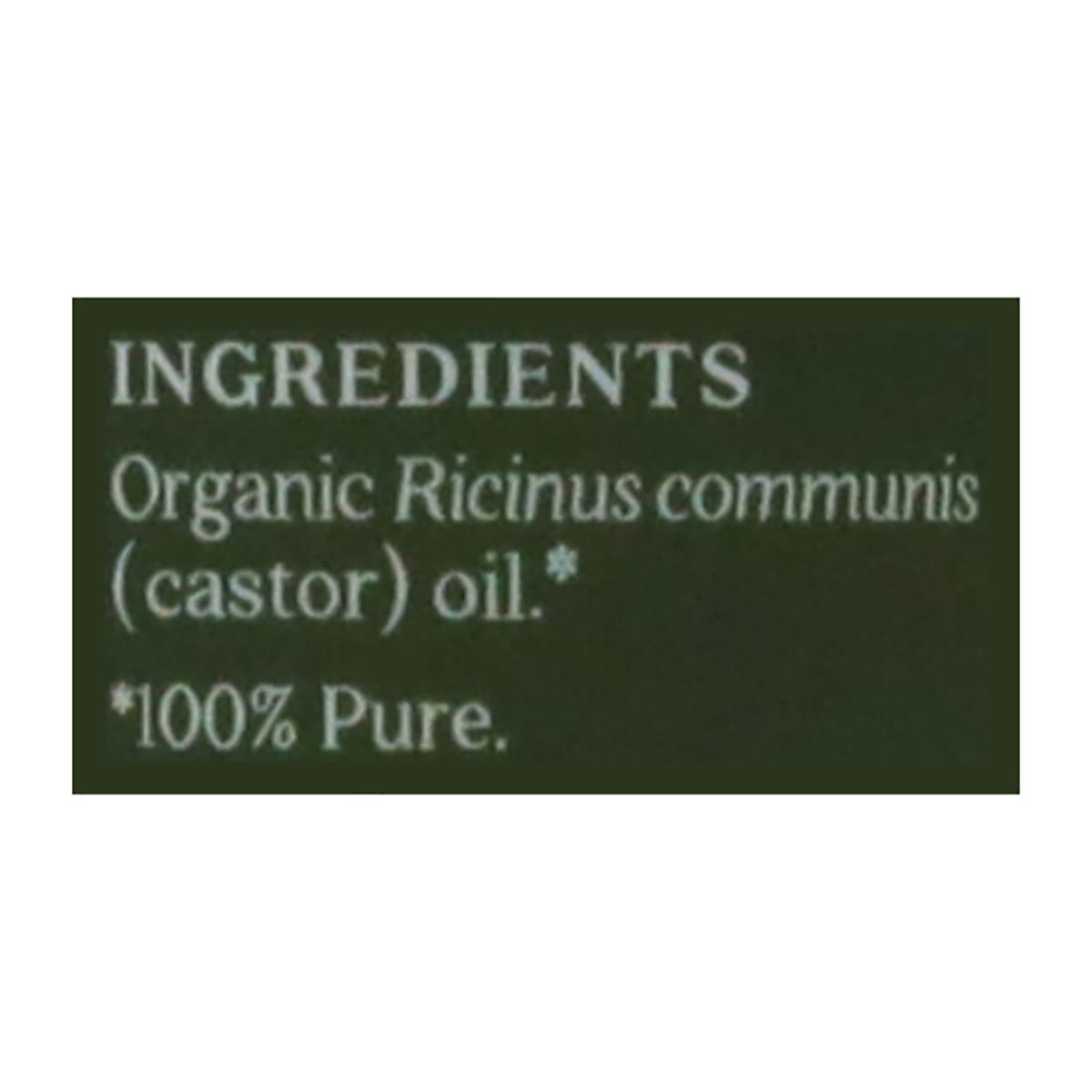 Aura Cacia - Oil Og2 Castor - EA of 1-1 FZ