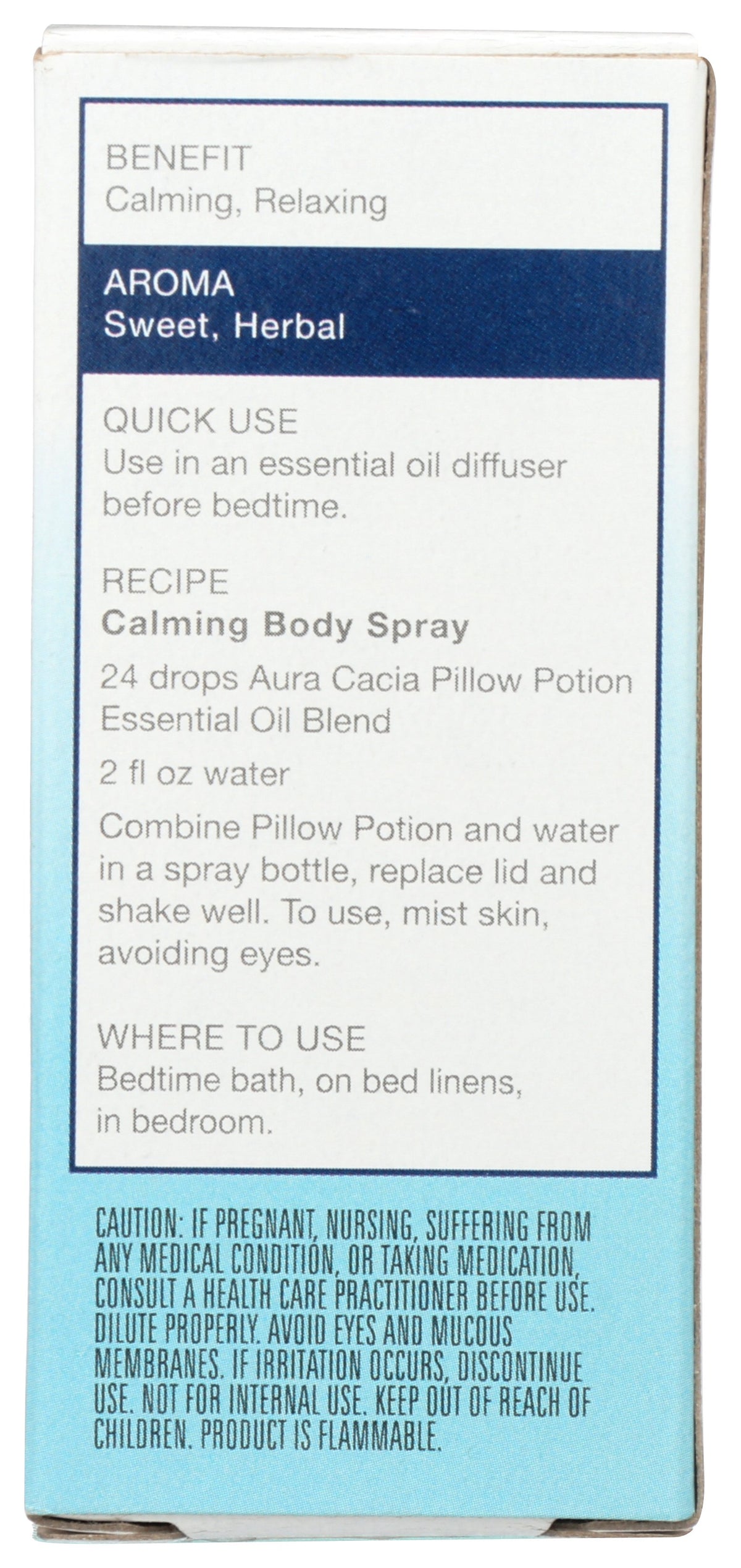AURA CACIA ESSENTIAL SOLUTNS PLW PTN