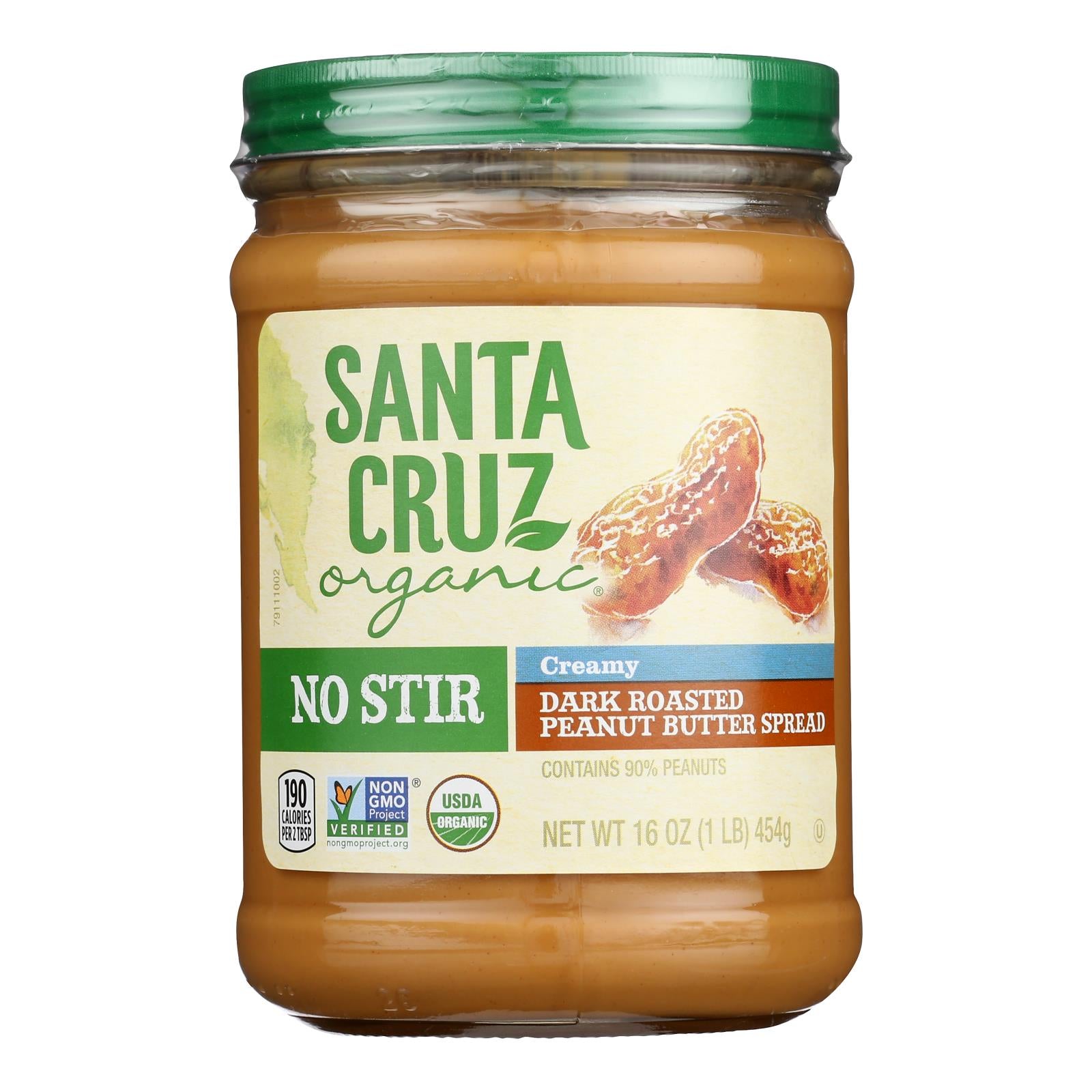 Santa Cruz Organic - Pbtr Og2 Dr No Str Creamy - CS of 12-16 OZ